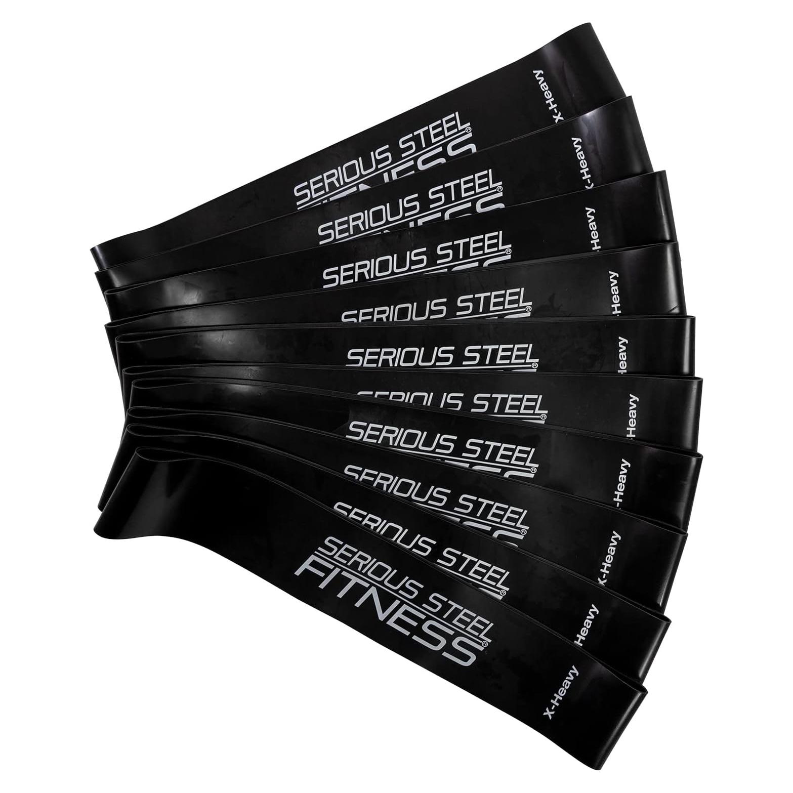 Bandas de Resistencia Mini Loop Serious Steel Fitness 10 Pzas