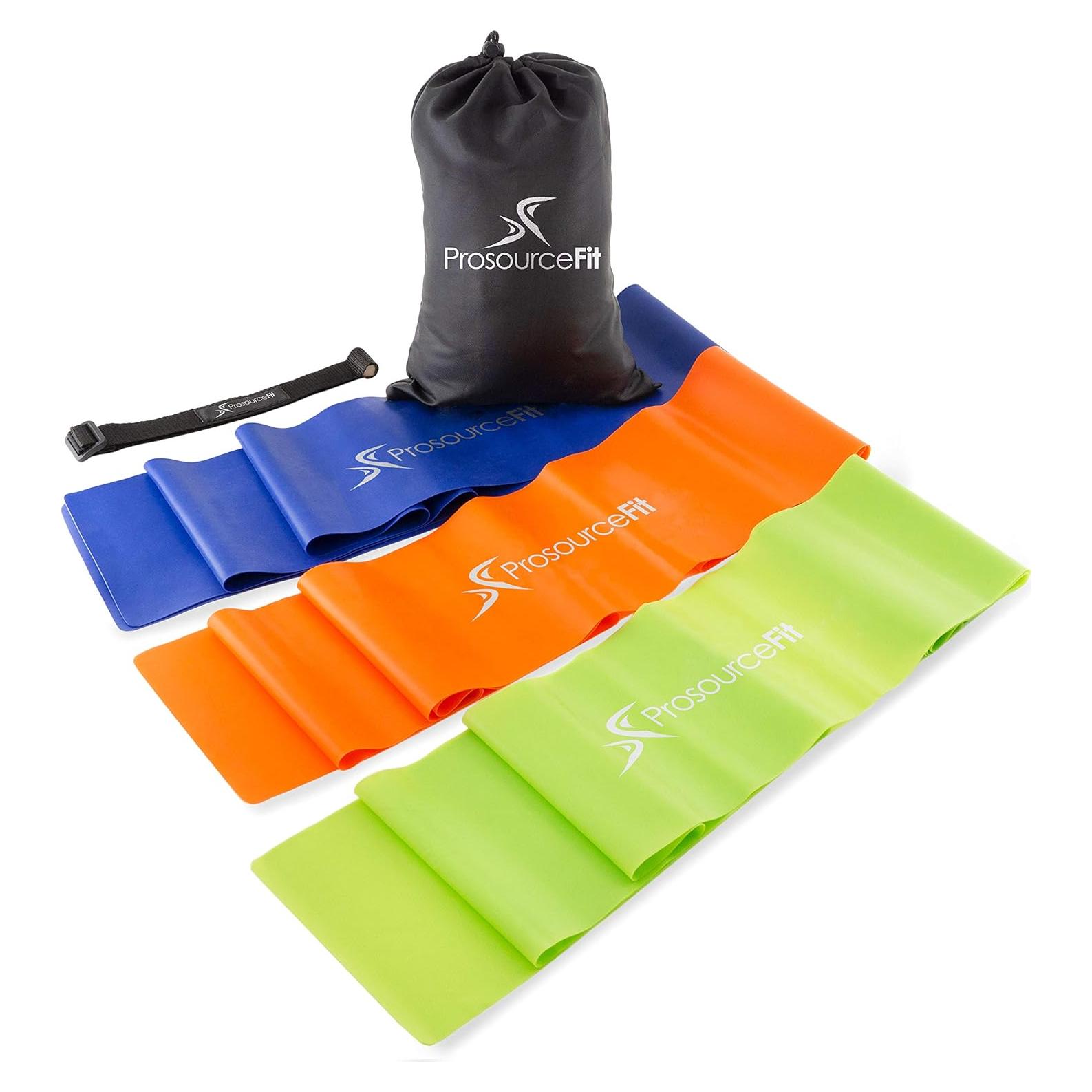 Conjunto de 3 Bandas de Resistencia ProsourceFit 1.83m - Terapia y Pilates