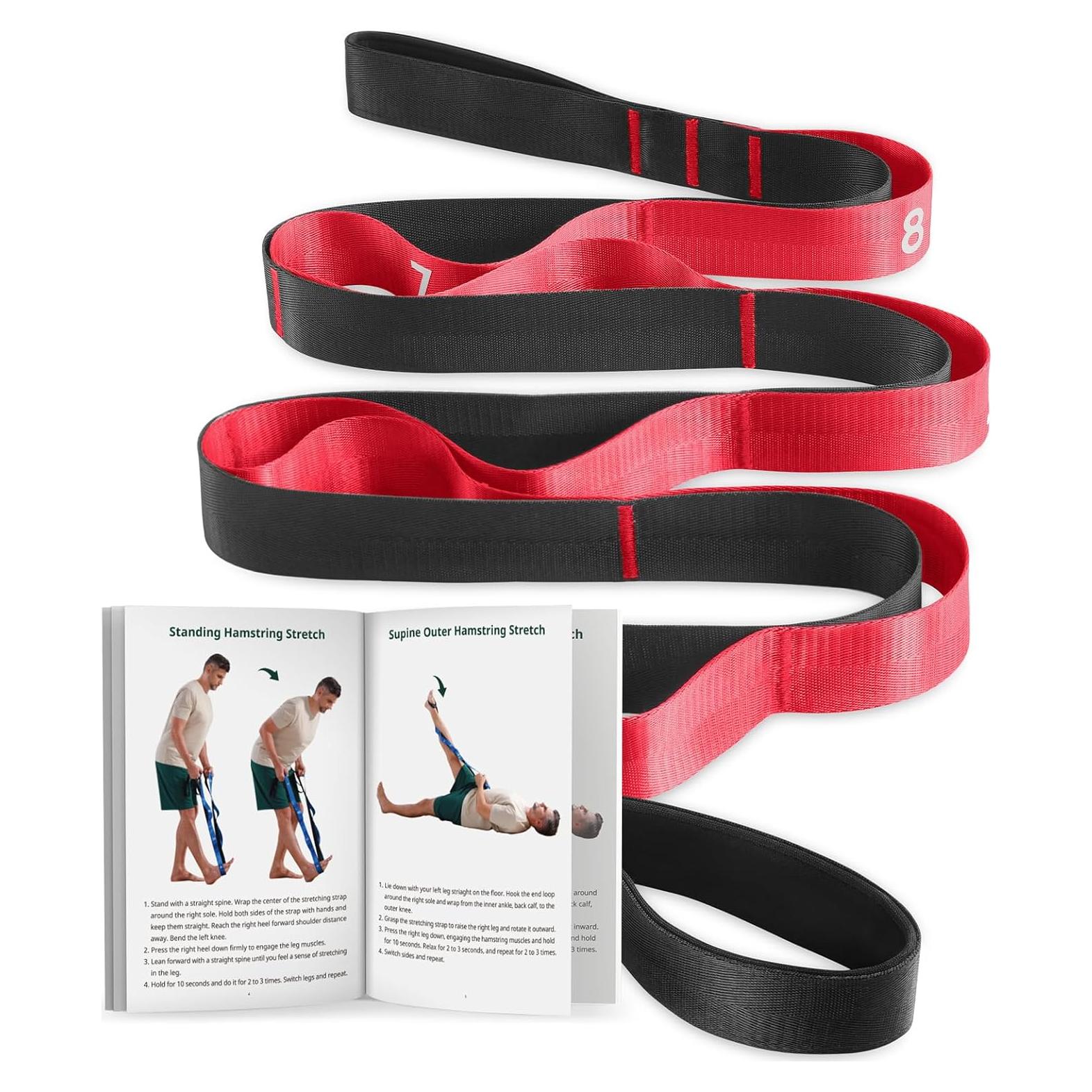 Correa de Estiramiento Trideer 205.74 cm Nylon para Yoga y Terapia