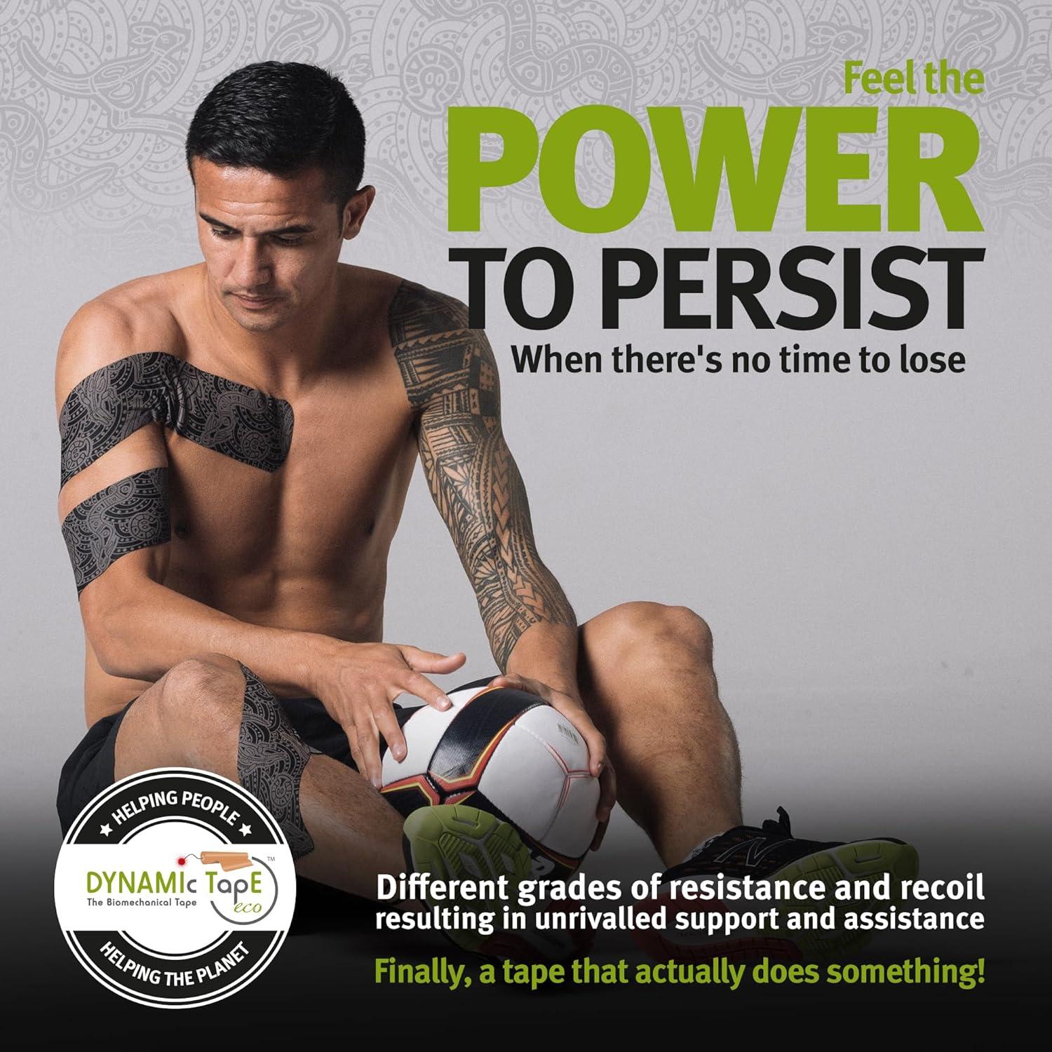 Cinta Dinámica Eco 2 Rollos 5.08cm y 7.62cm Soporte Muscular