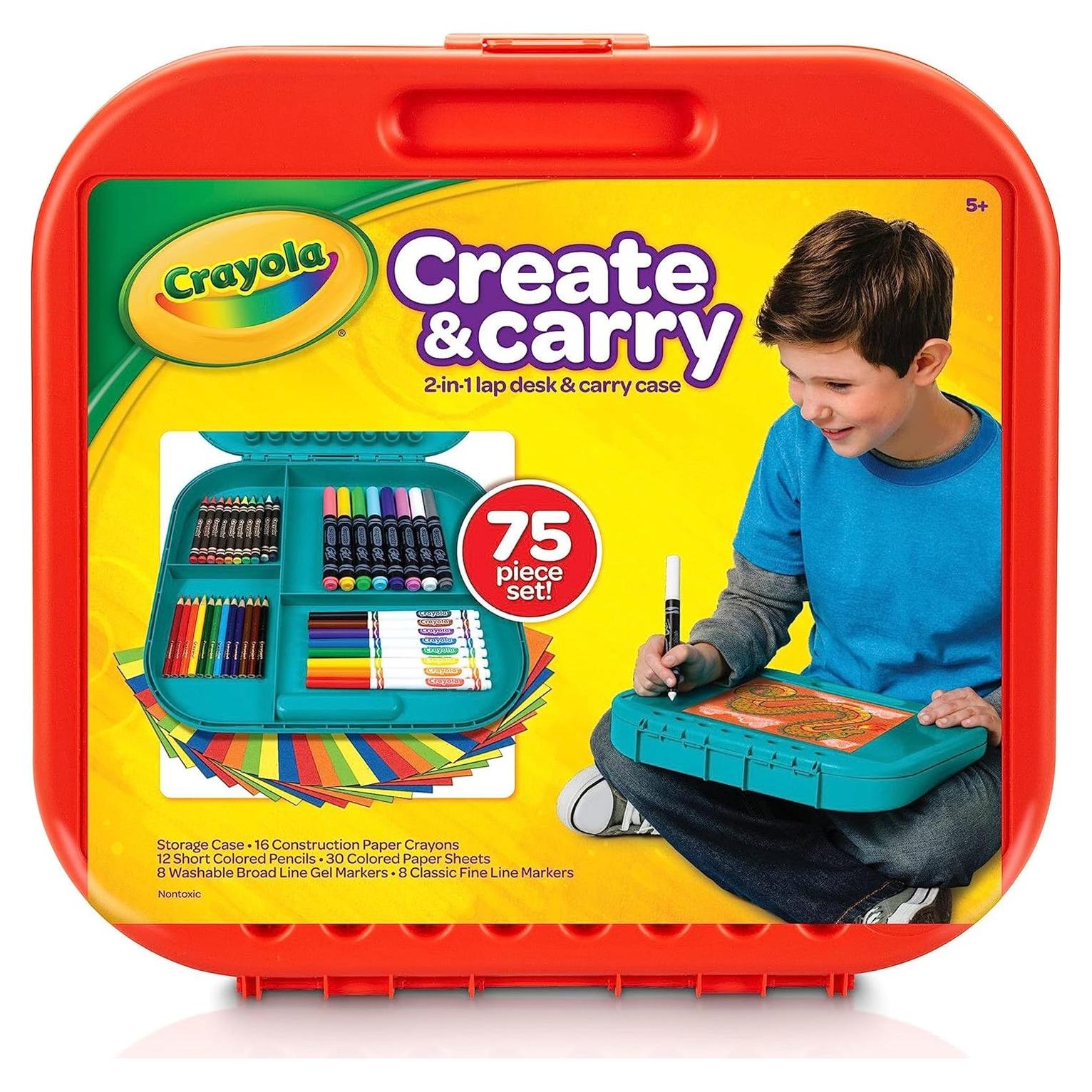 Conjunto de Arte Crayola Create 'N Carry 75 Piezas