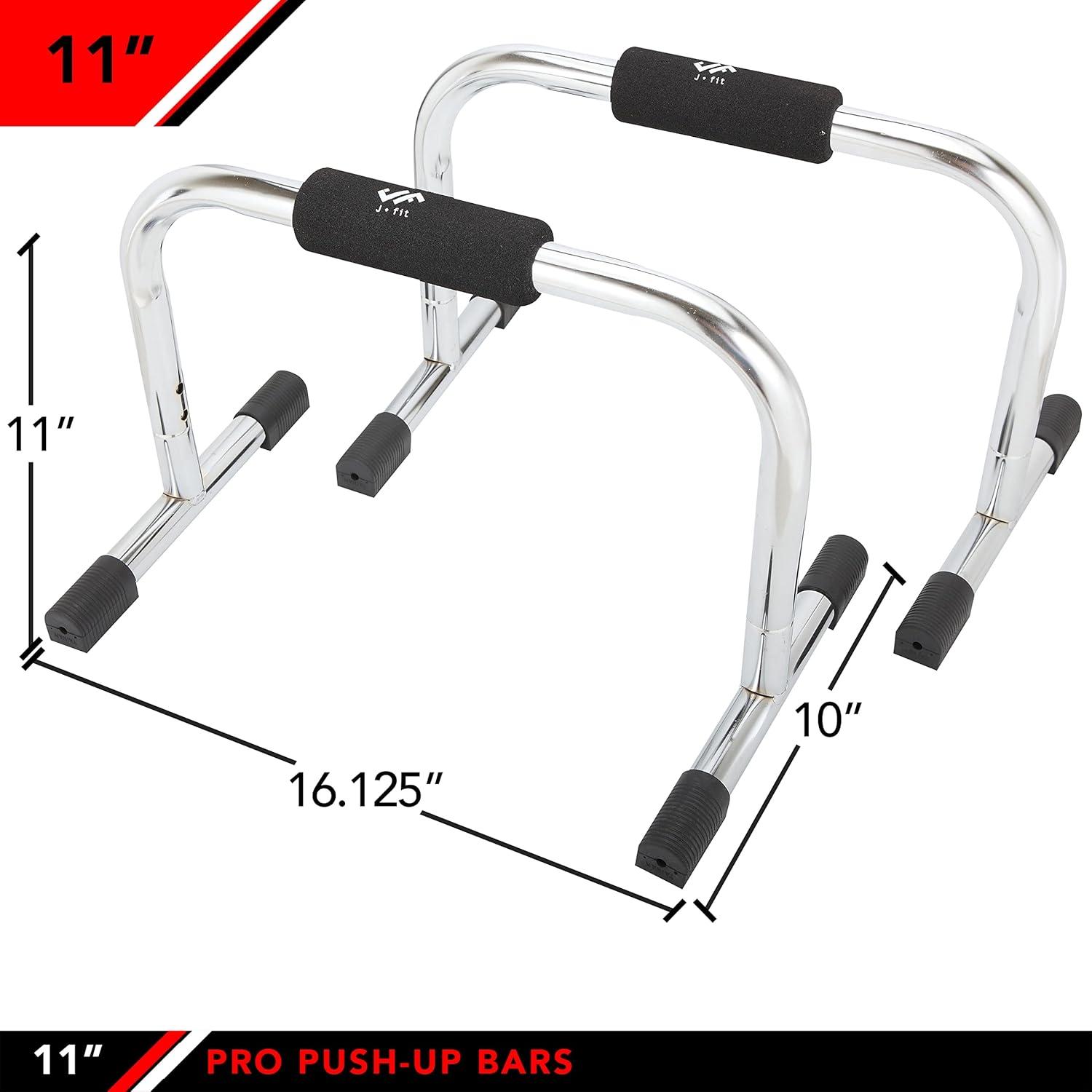 Barras de Flexión JFIT Pro 11" con Agarraderas Antideslizantes