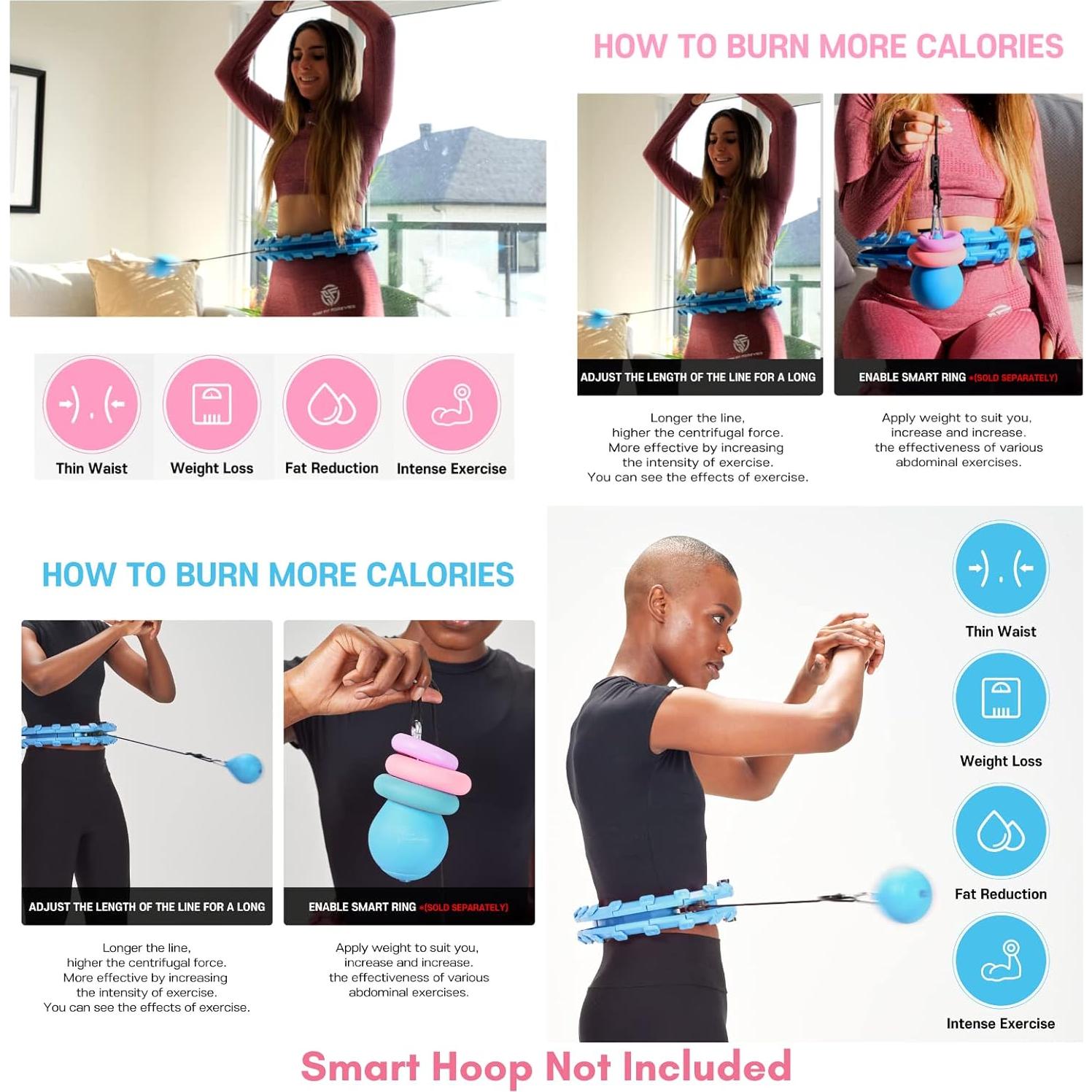 Anillo de Ejercicio Inteligente VARIACIONES ROSADAS - Fitness y Rehabilitación