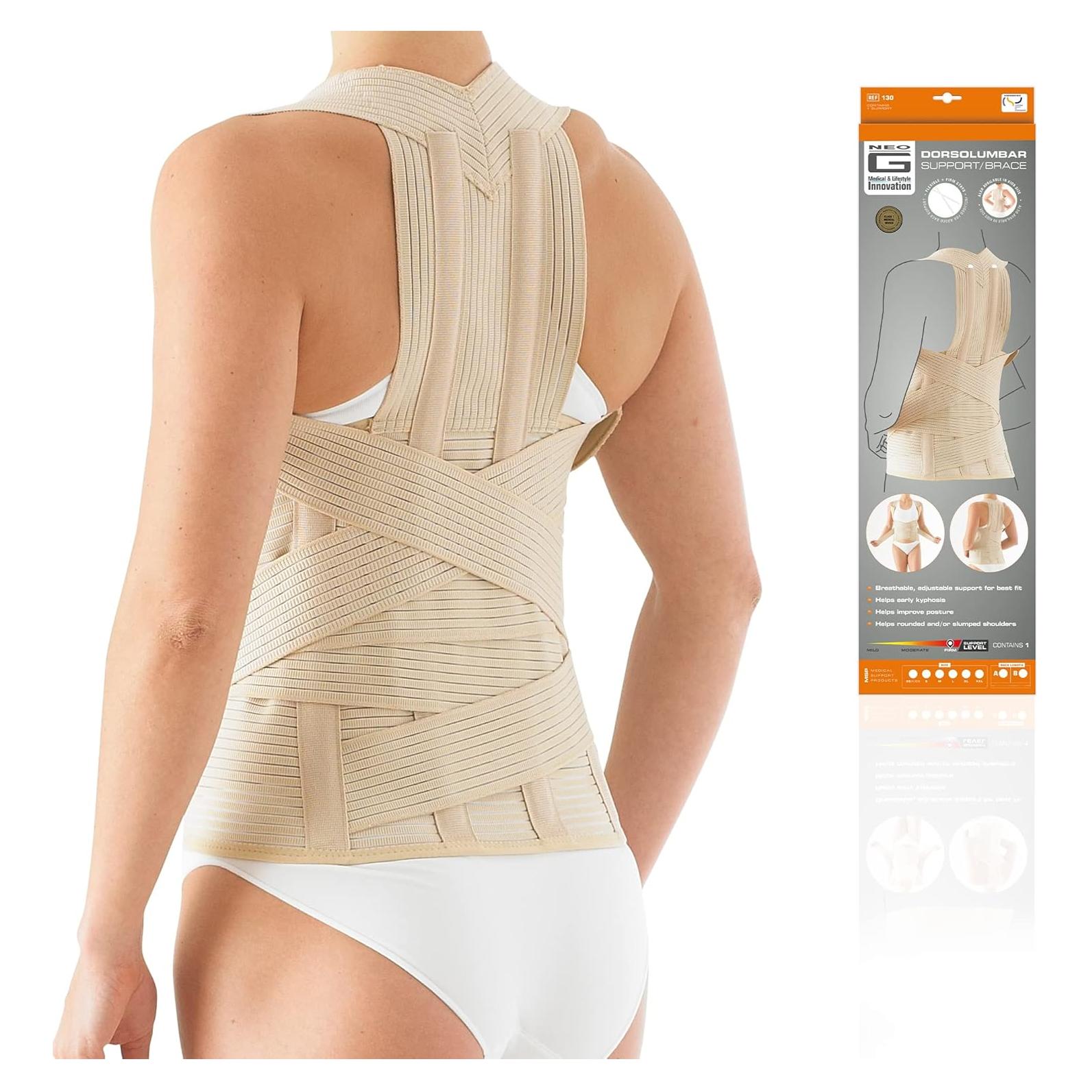 Faja Dorsolumbar Neo-G Pequeña Ajustable para Soporte Espalda