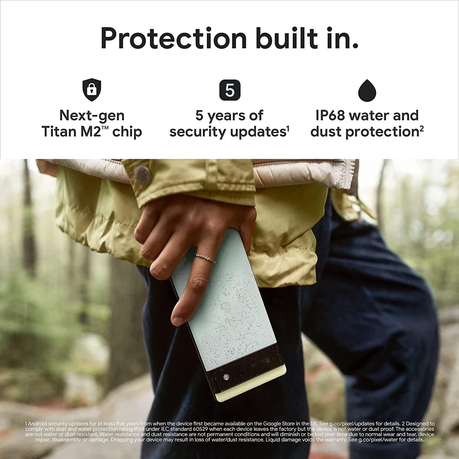 Google Pixel 6 - Smartphone 5G 128GB - Negro Tormentoso