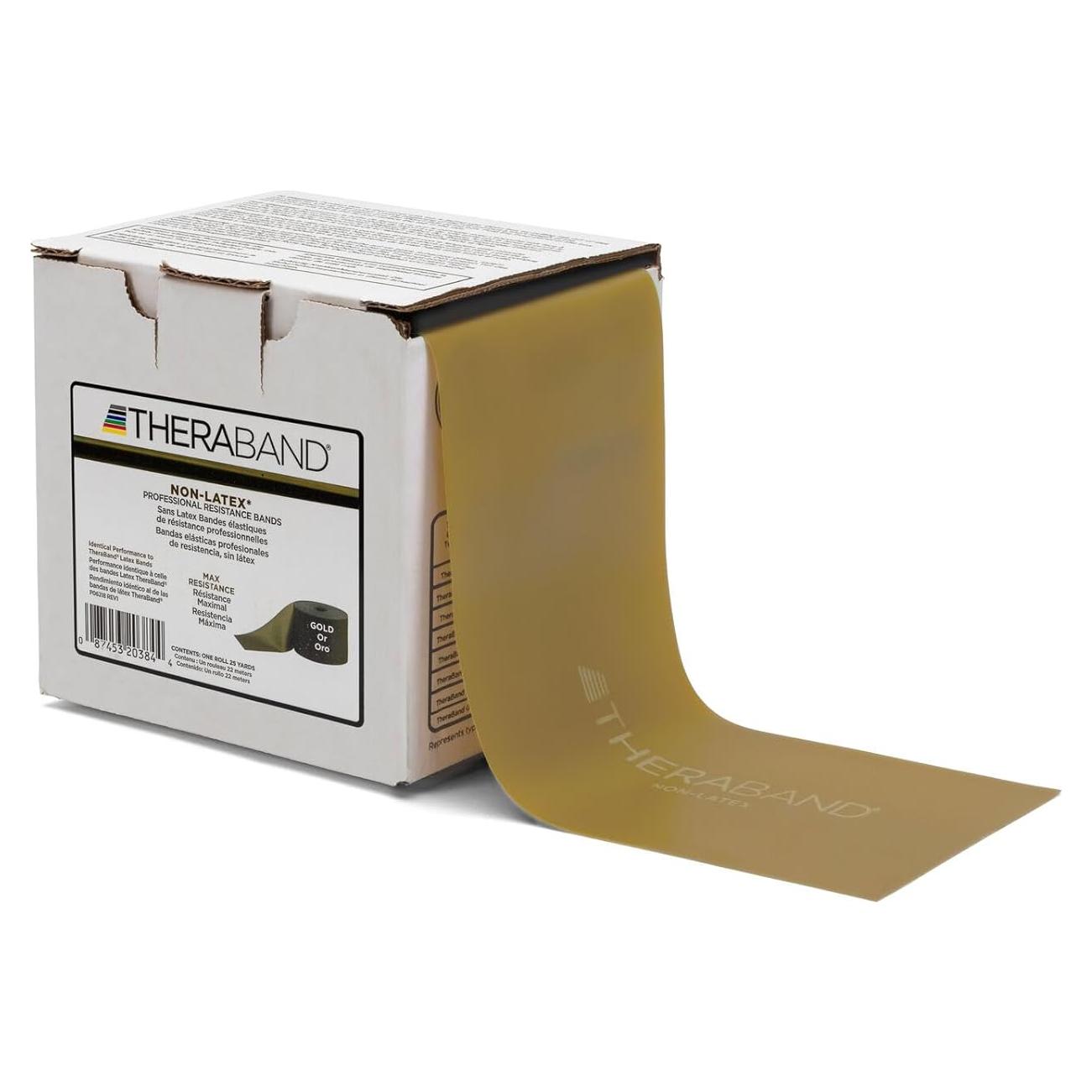 Banda de Resistencia THERABAND Oro Máxima 22.86m Sin Látex