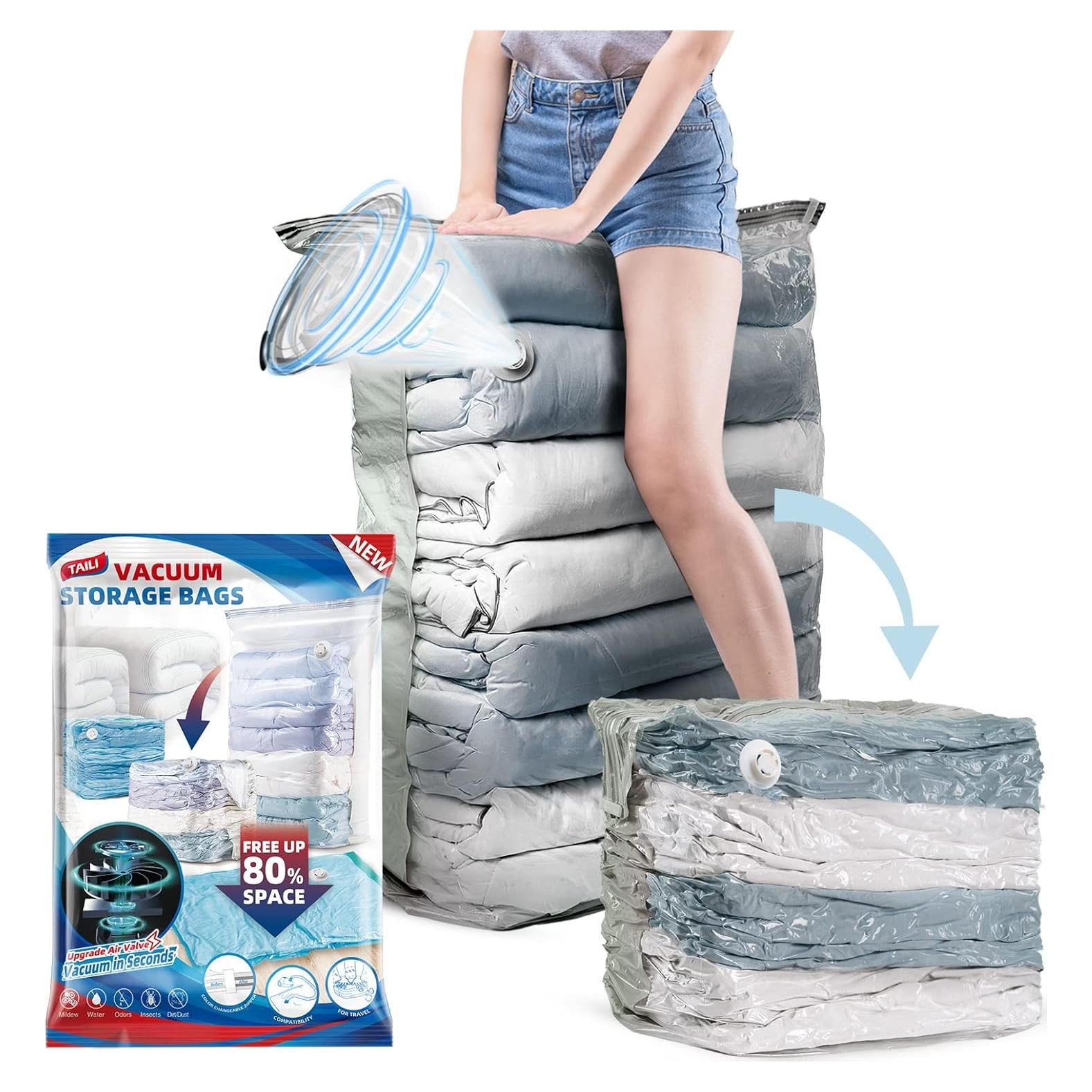 Bolsas de Almacenamiento al Vacío TAILI Jumbo 6 Pcs 79x102 cm