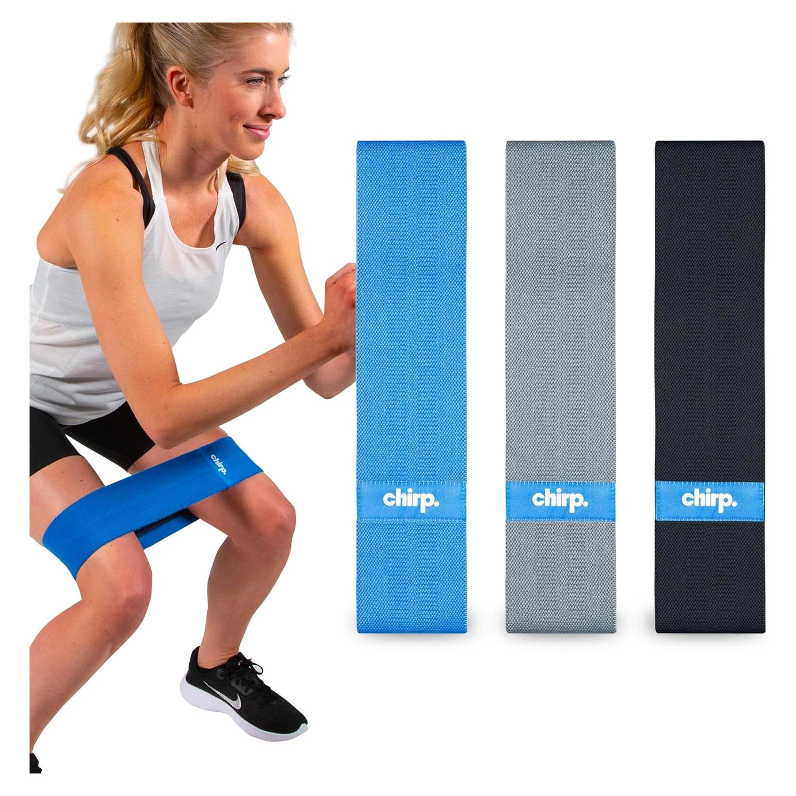 Bandas de Resistencia Chirp - 3 Niveles, 80 cm, Calidad Premium