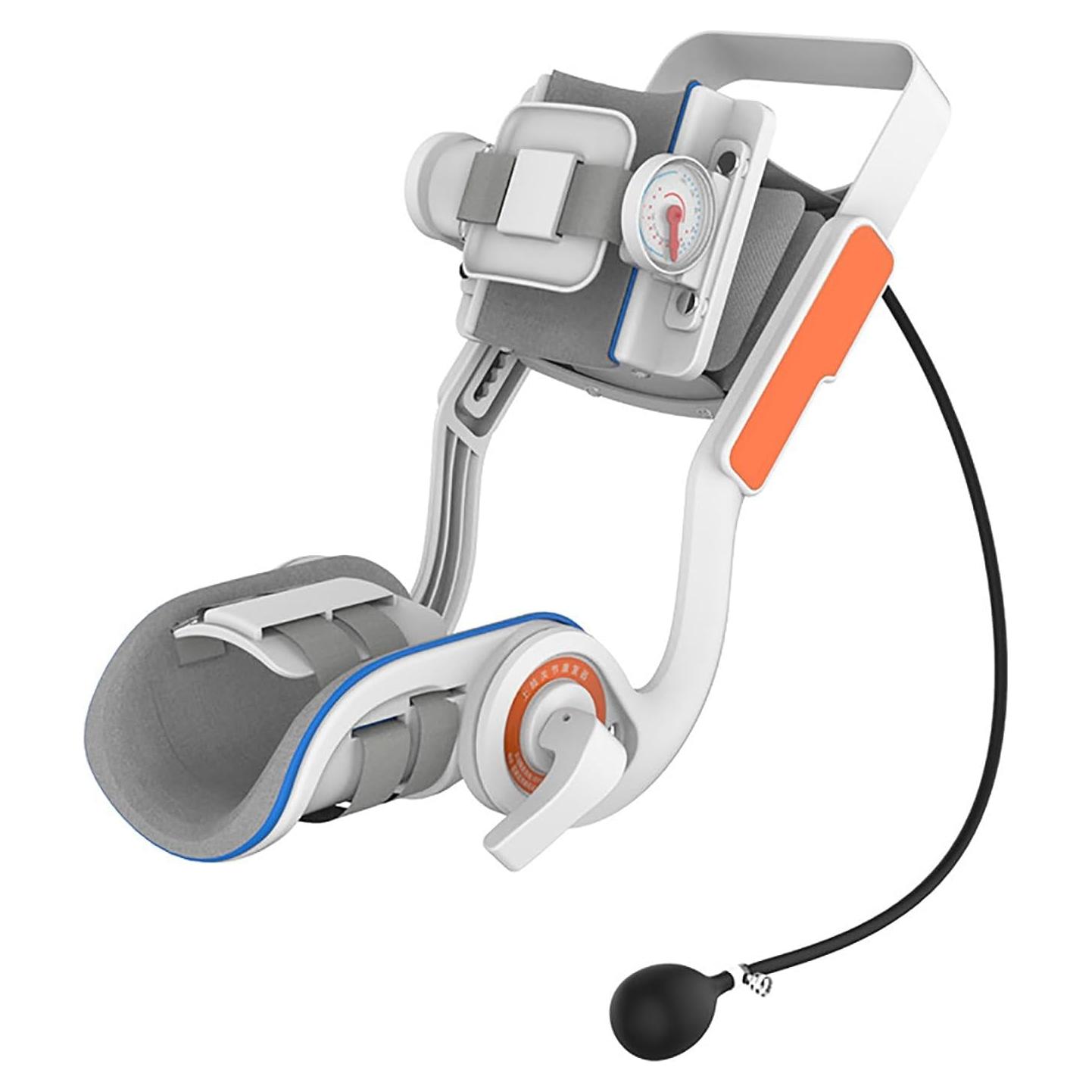 Brace Elbow Joint Rehabilitation Device, Elbow Stretching Trainer with Air Bag Pressurization and Angle Dial, Adjustable -15° to 150° Angle, for Stroke Hemiplegia Patients