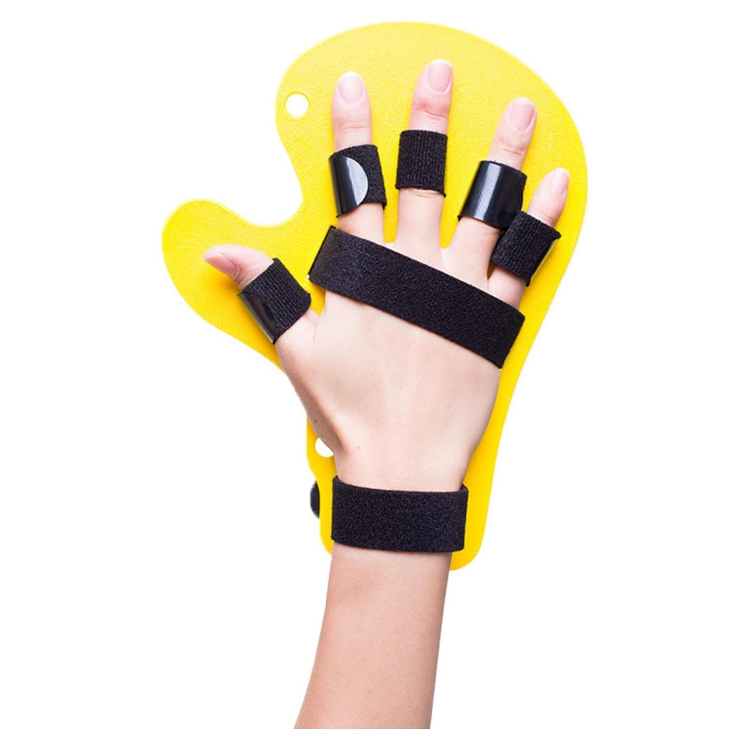 Ortesis para Dedos FANBODTA Amarilla Rehabilitación 24x17cm