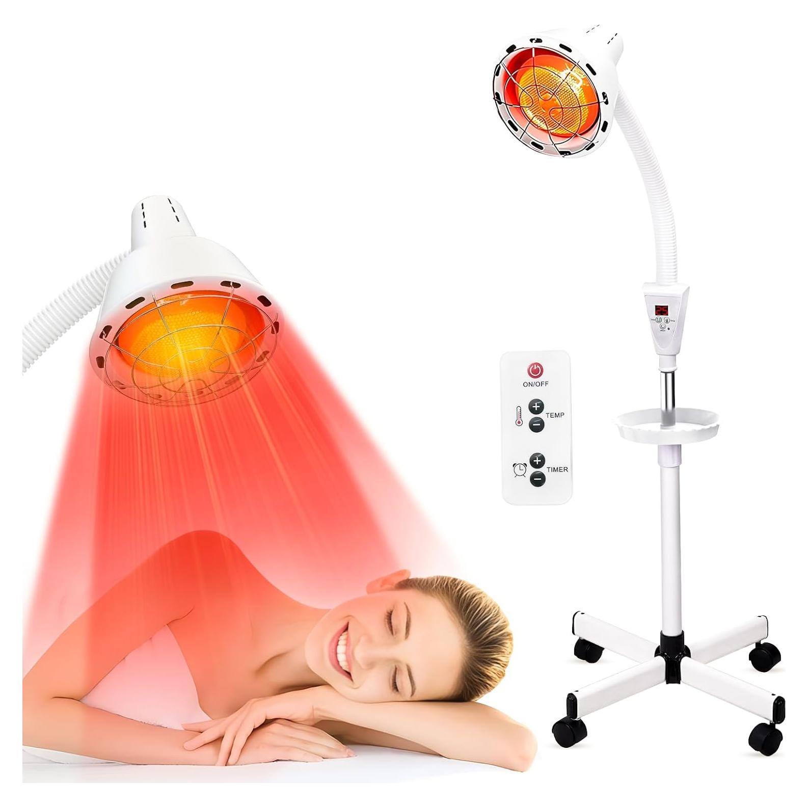 Lámpara de Terapia de Luz Roja YUNCHI 275W con Control Remoto