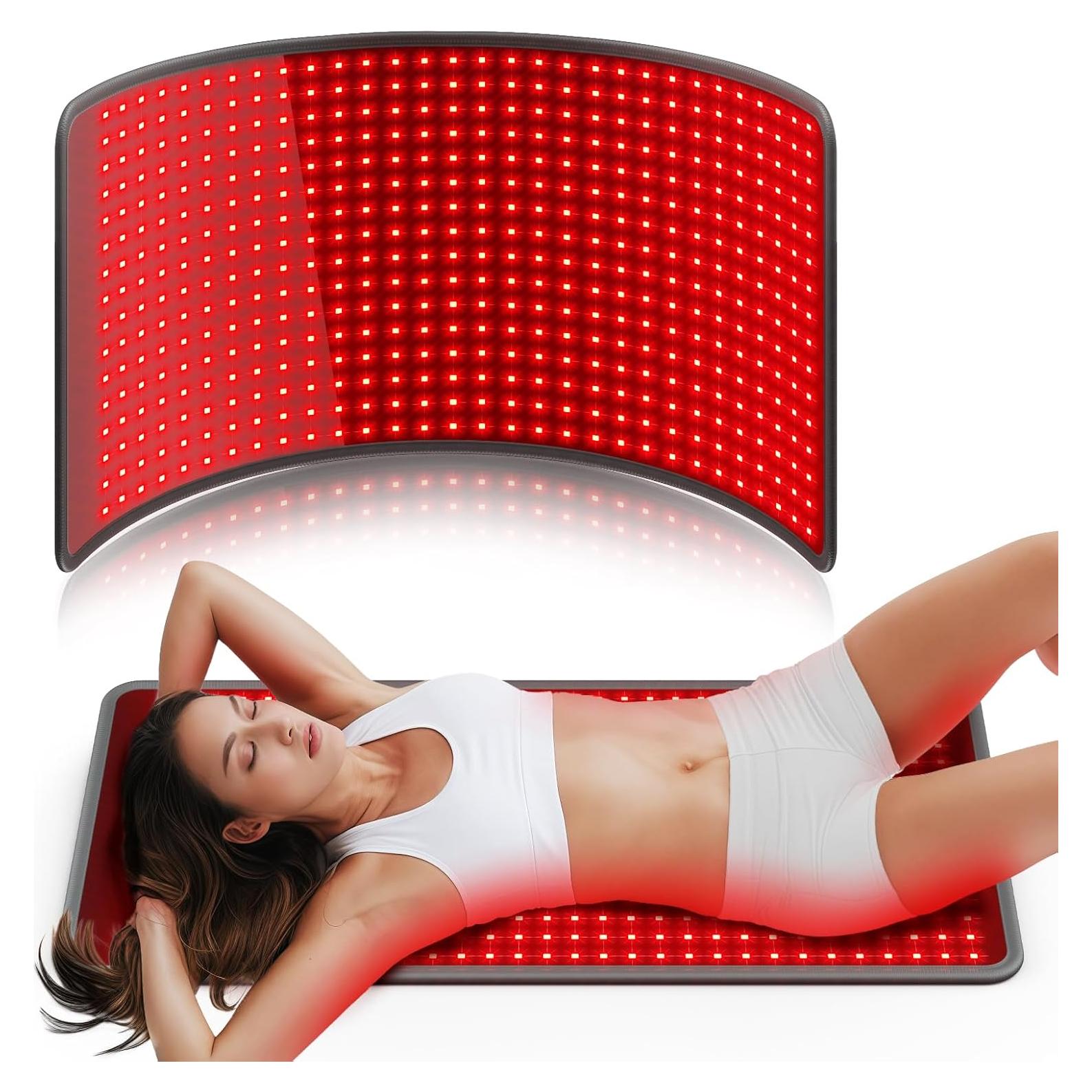Almohadilla de Terapia de Luz Roja Comfytemp 84x43 cm 480 LEDs 65W