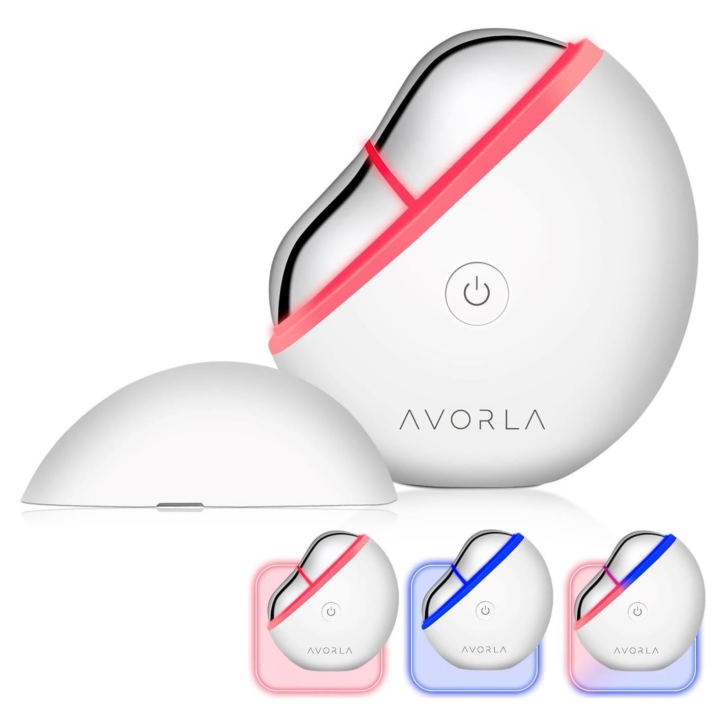 Dispositivo Facial Gua Sha Avorla con Calor y LED 9.4cm