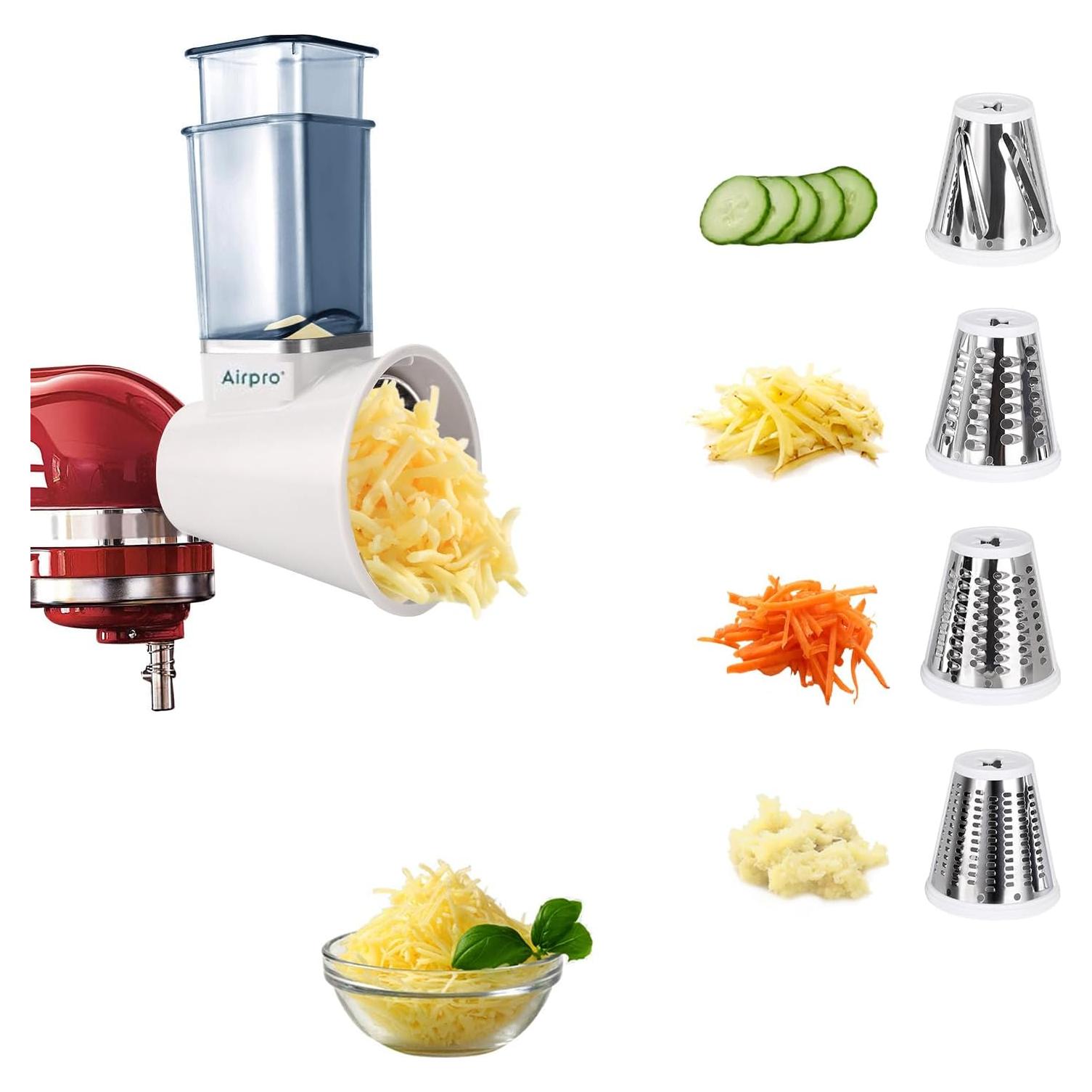 Rallador para Mezclador Kitchenaid Airpro, Acero Inoxidable