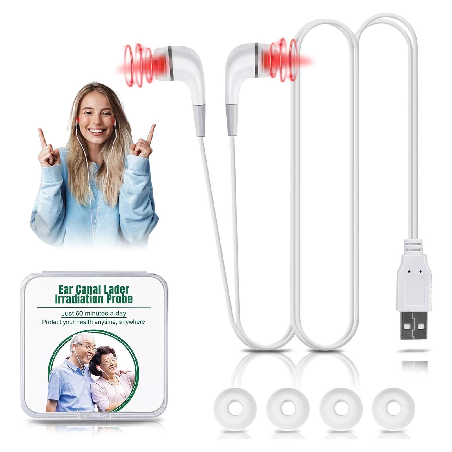 Dispositivo de Luz Roja USB 650nm para Oídos RTFLYKAY