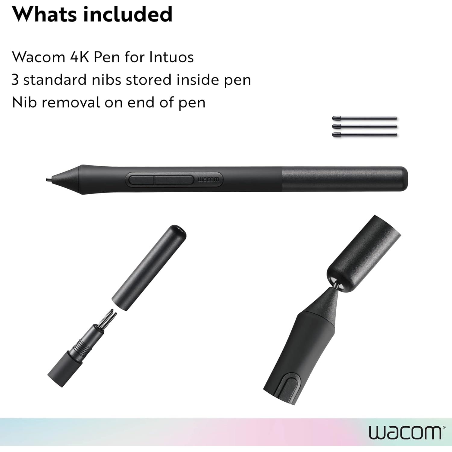 Lápiz Wacom LP1100K 4K para Tableta Intuos Negro