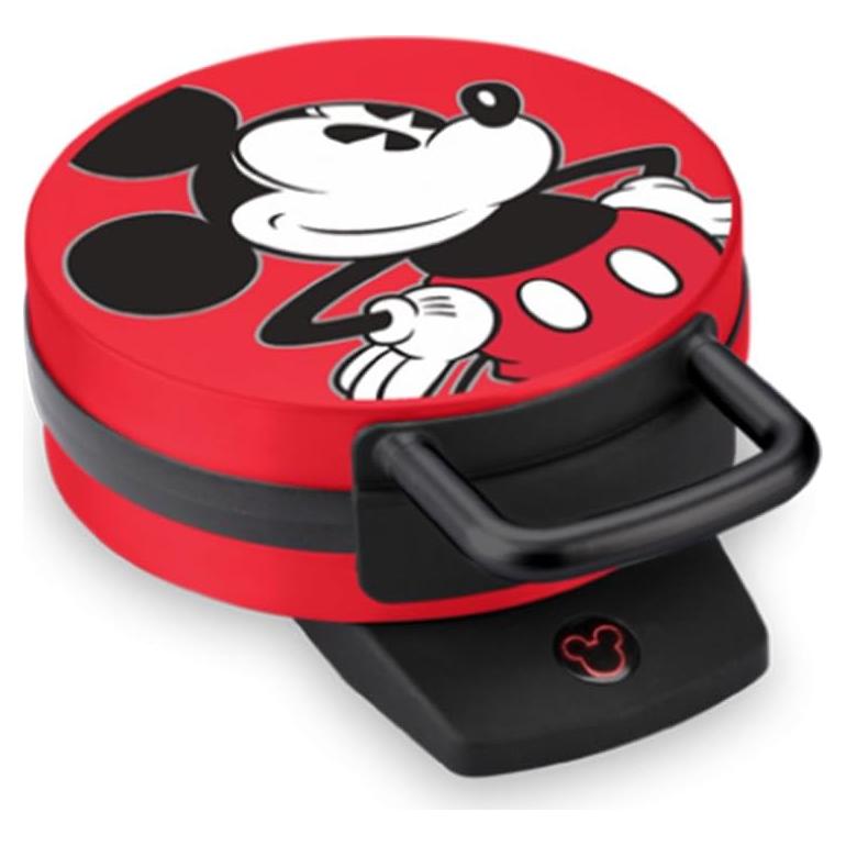 Máquina de Waffles Disney Mickey Mouse 800W Rojo DCM-12