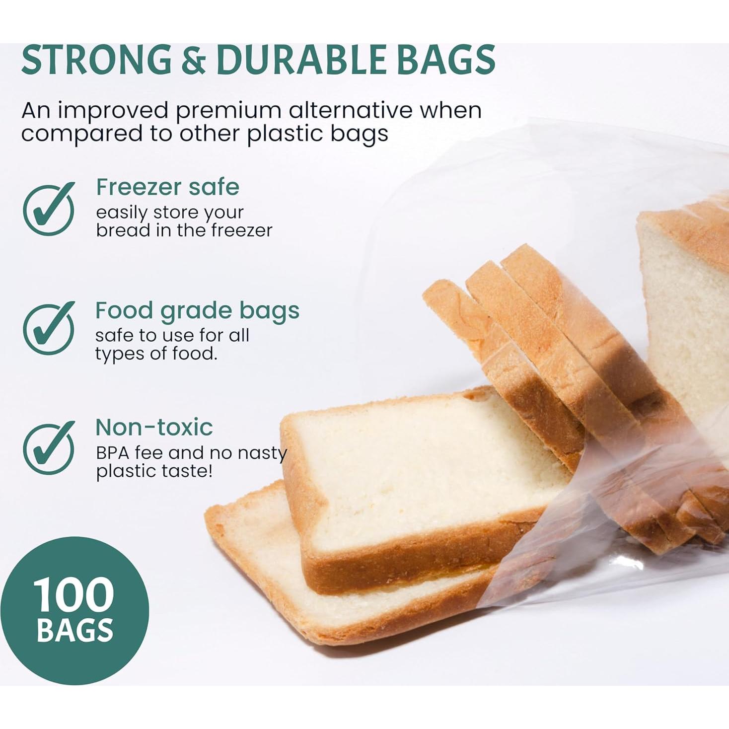 Bolsas Reutilizables para Pan FUNSTITUTION - 100 Unidades