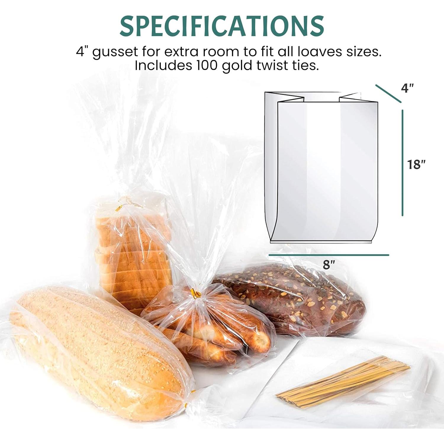 Bolsas Reutilizables para Pan FUNSTITUTION - 100 Unidades