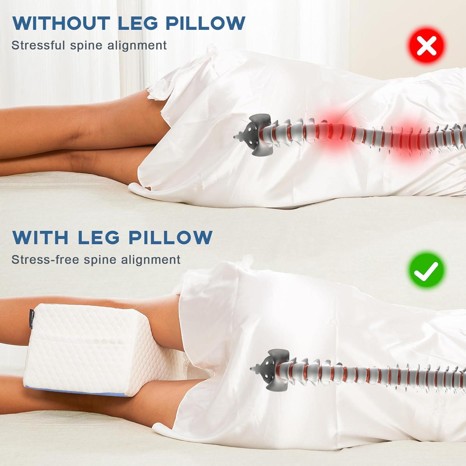 Almohada para Rodillas Cooloo8 - Alivio Dolor Ciático - Espuma Viscoelástica