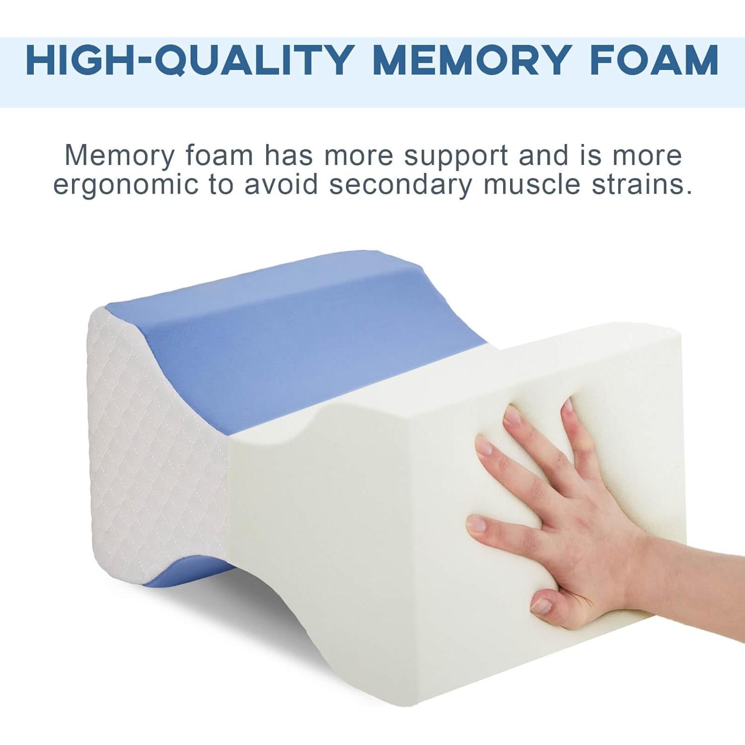 Almohada para Rodillas Cooloo8 - Alivio Dolor Ciático - Espuma Viscoelástica