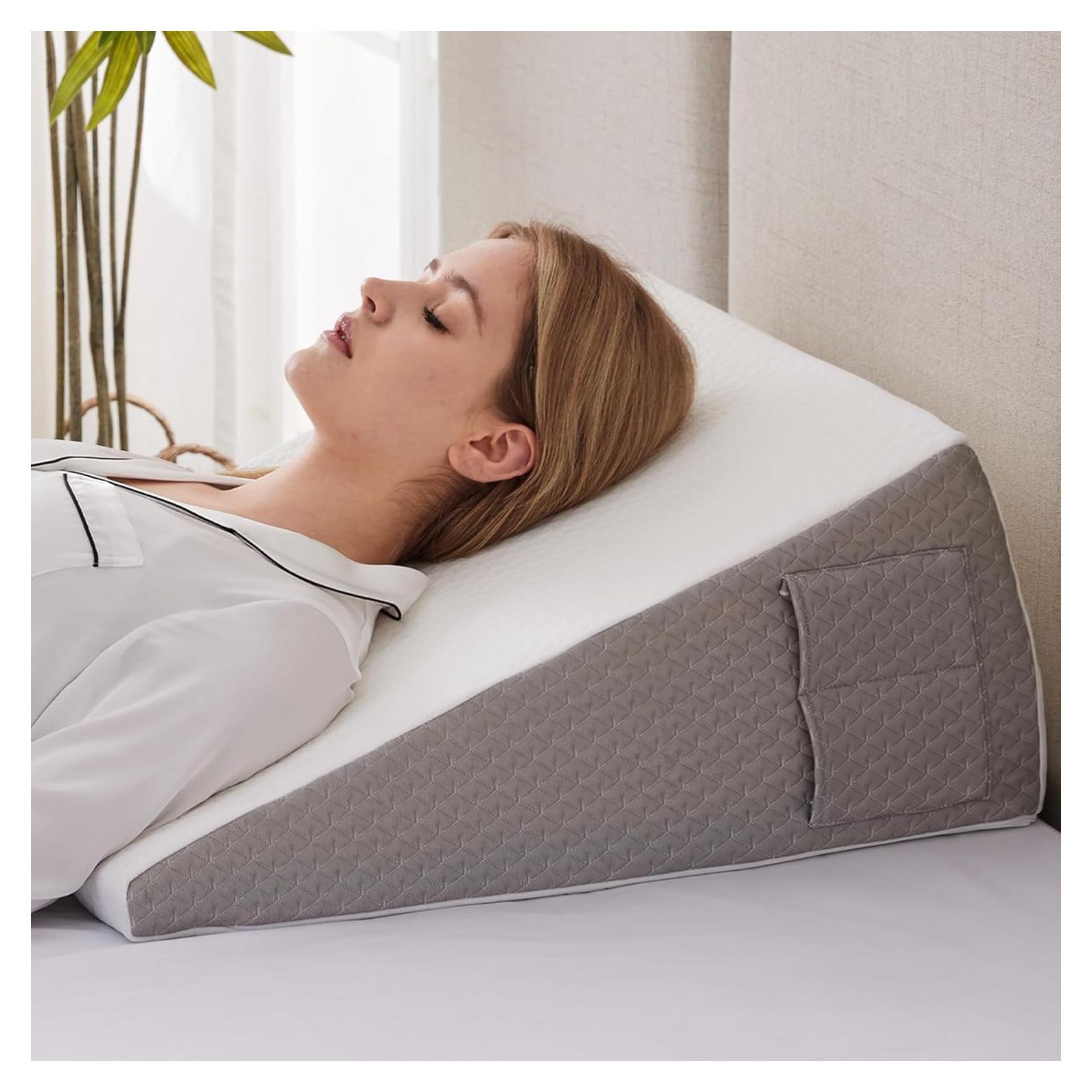 Cojín en Cuña Ruqmuis 25,4 cm Espuma Viscoelástica Blanco