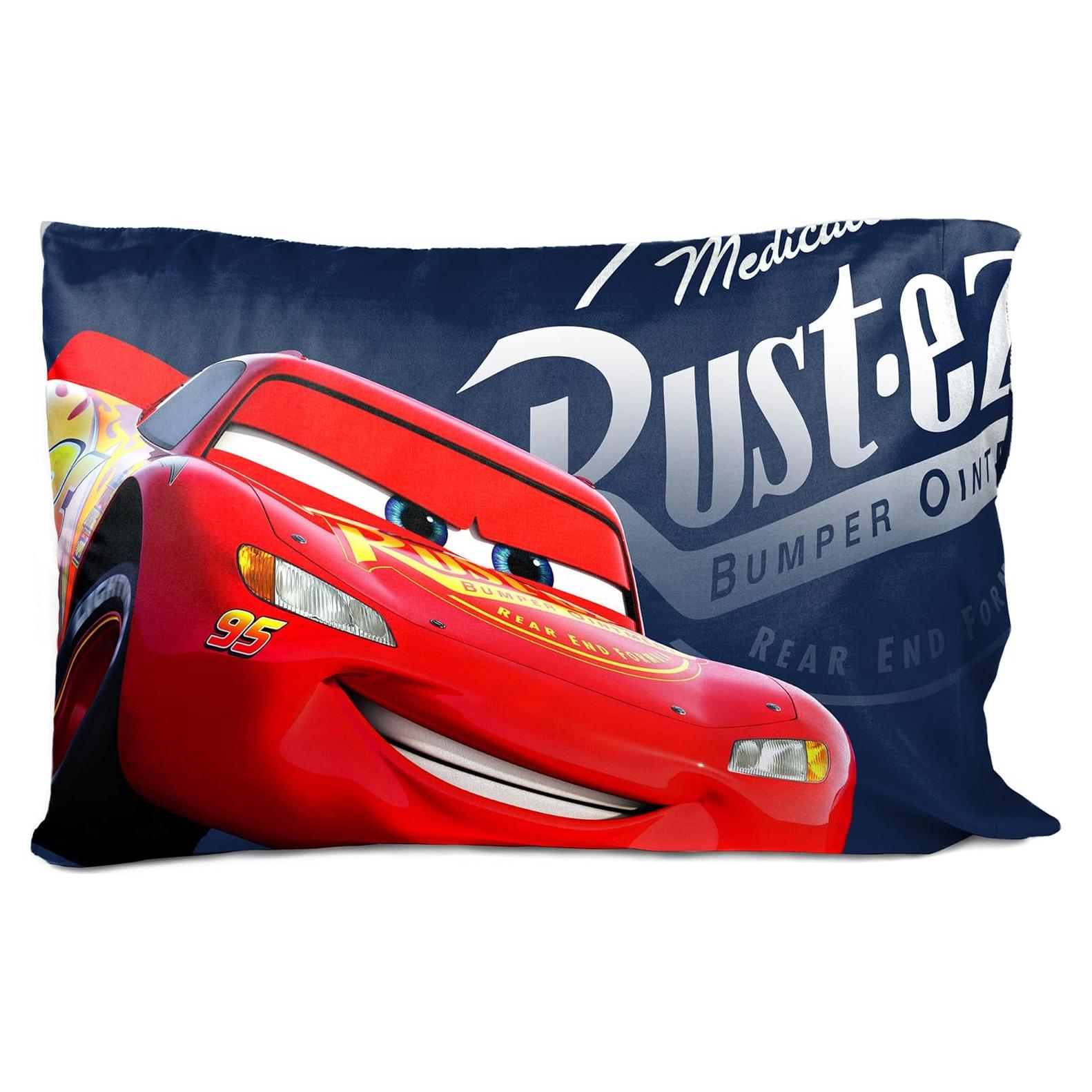 Funda de Almohada Reversible Jay Franco Cars 40x40 cm