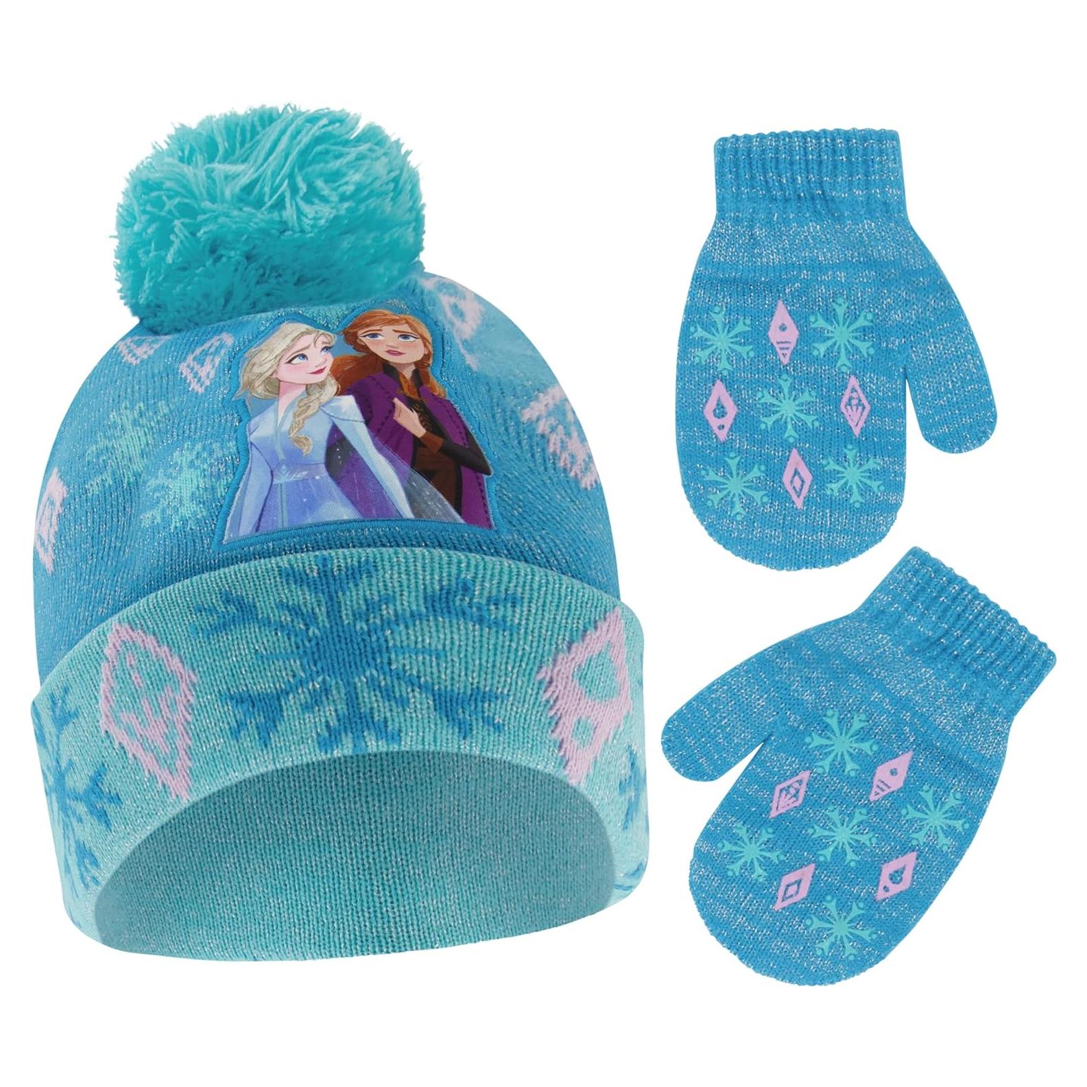 Conjunto gorro y manoplas Disney Frozen 2 para niñas 2-4 años