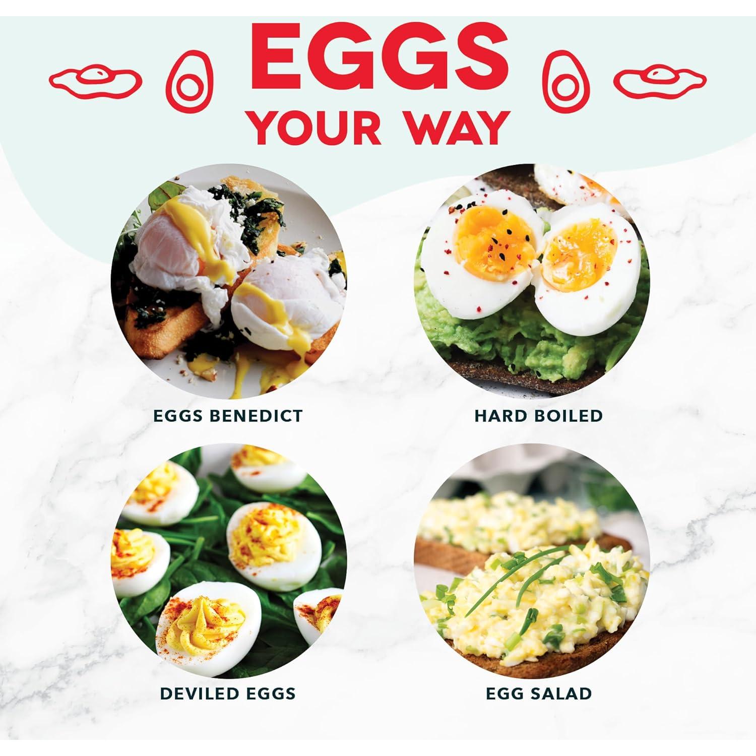 Cocedor de Huevos Dash DEC007BK 7 Huevos Negro