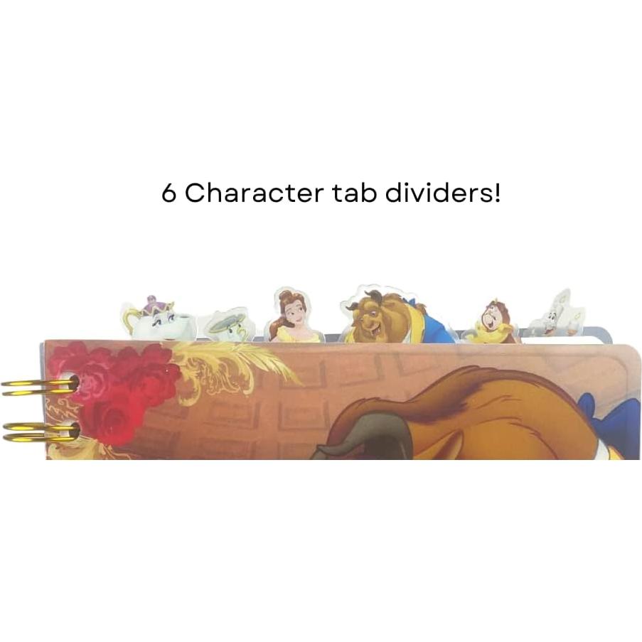 Cuaderno Diario Disney La Bella y la Bestia 144 Páginas