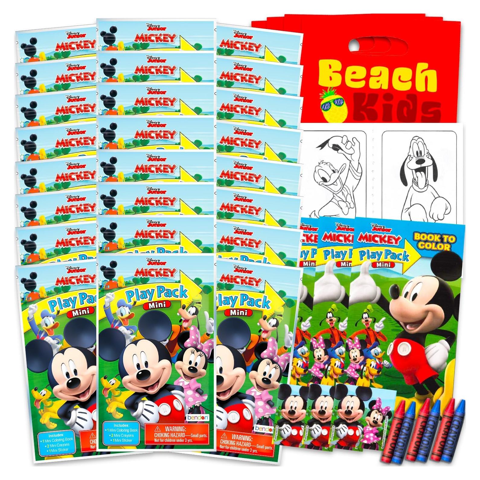 Conjunto de Mini Regalos de Fiesta Mickey Mouse 24 Paquetes