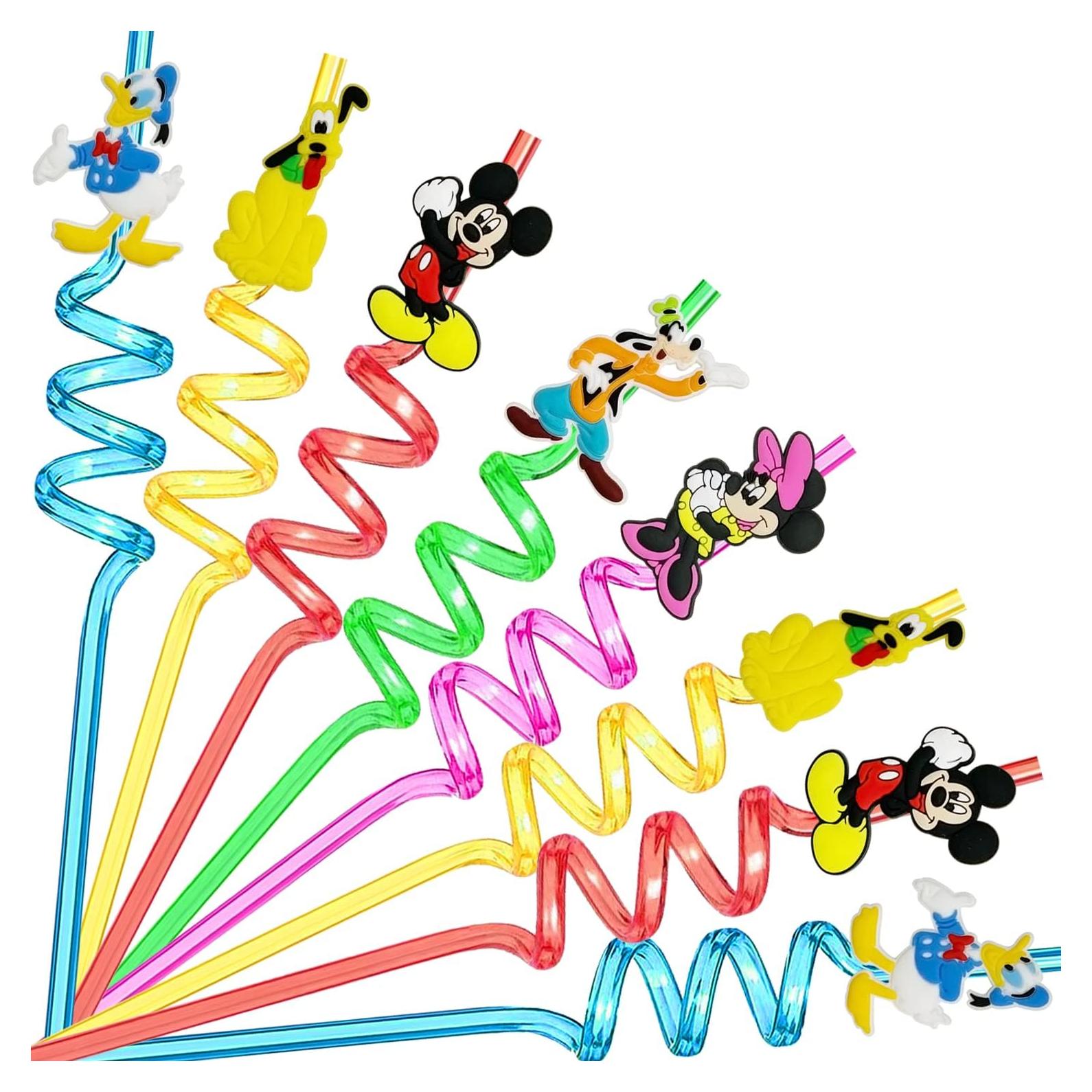 25 Pajitas Reutilizables de Ratón Einponny con Cepillos