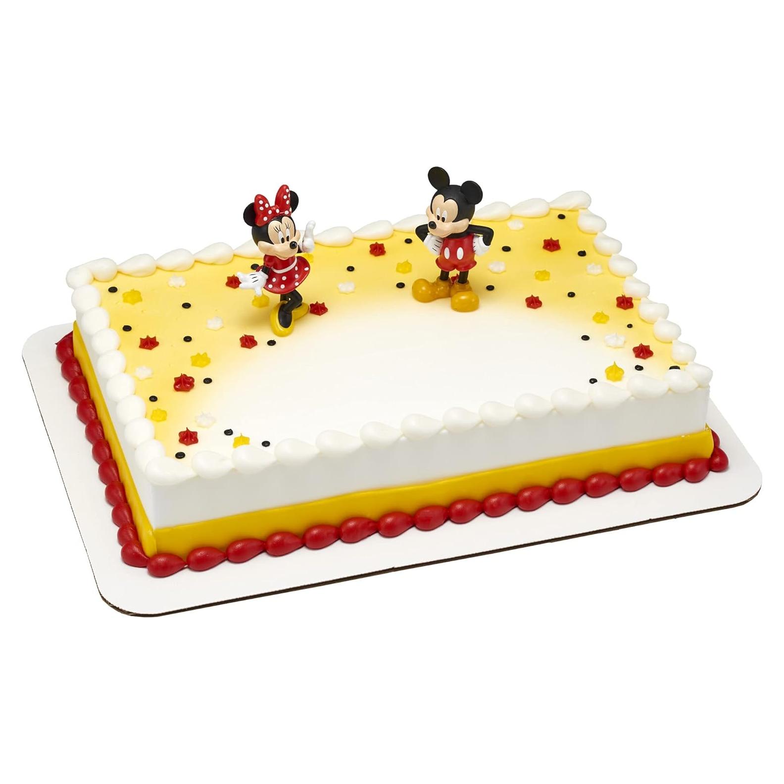 Cake Topper Disney Mickey y Minnie Mouse DecoSet 2 Piezas