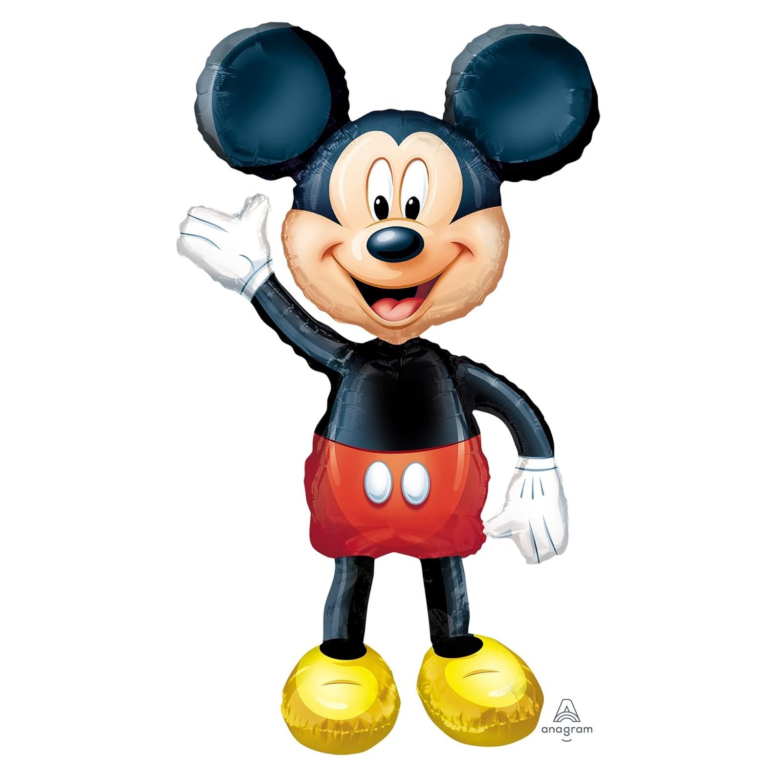 Globo de cumpleaños Mylar Jumbo Mickey Mouse 132 cm