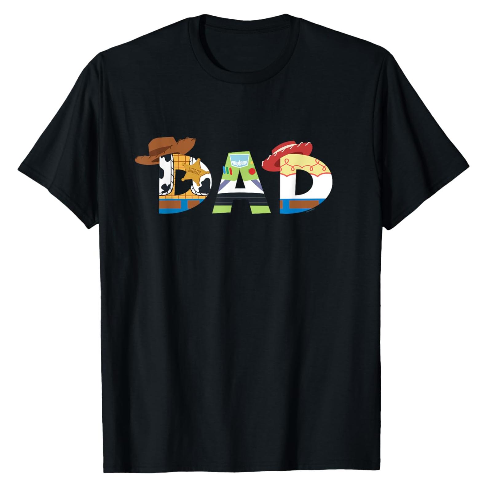 Camiseta oficial Disney Pixar Toy Story Papá - Negro - Pequeño