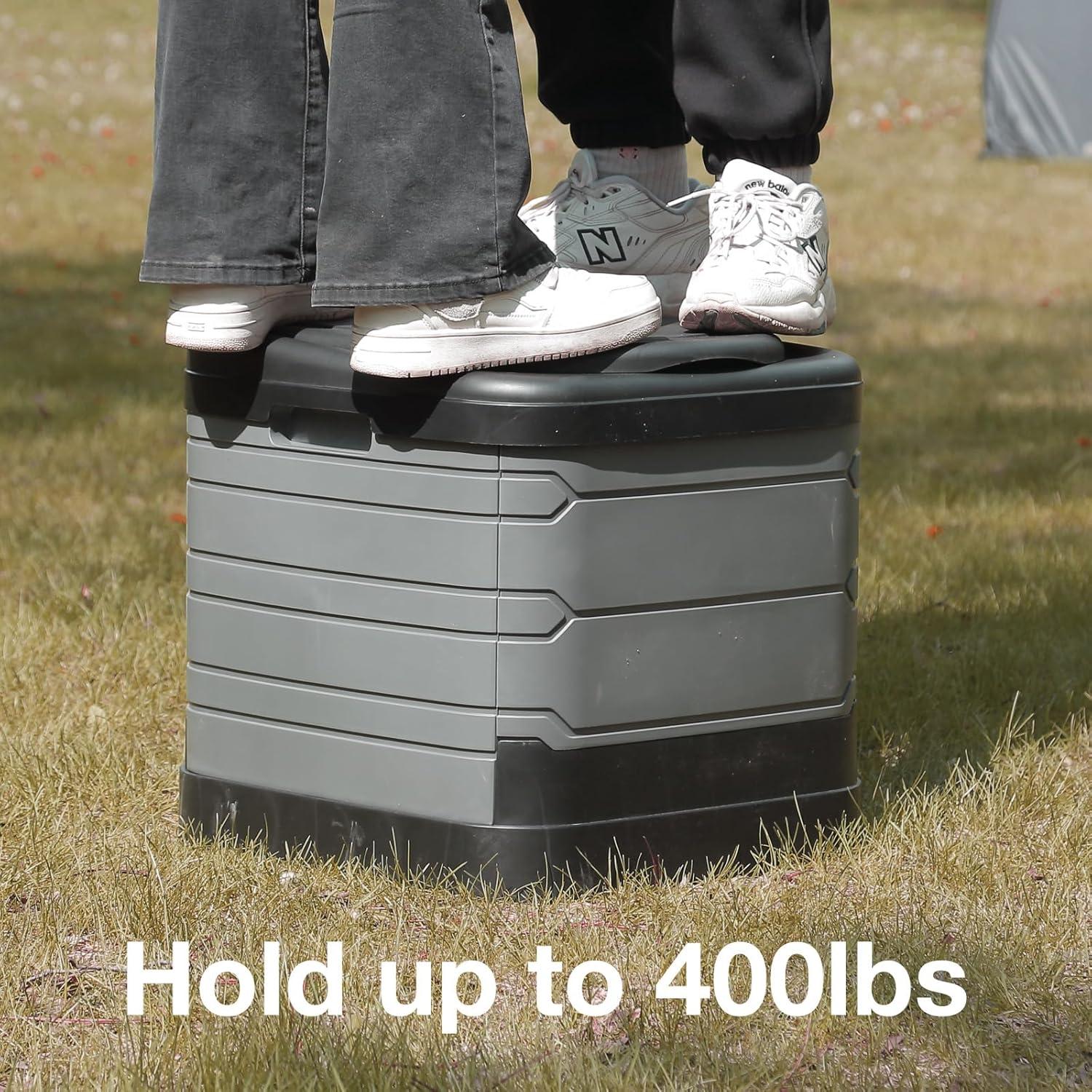 Inodoro Portátil TRIPTIPS Extra Grande Plegable para Camping