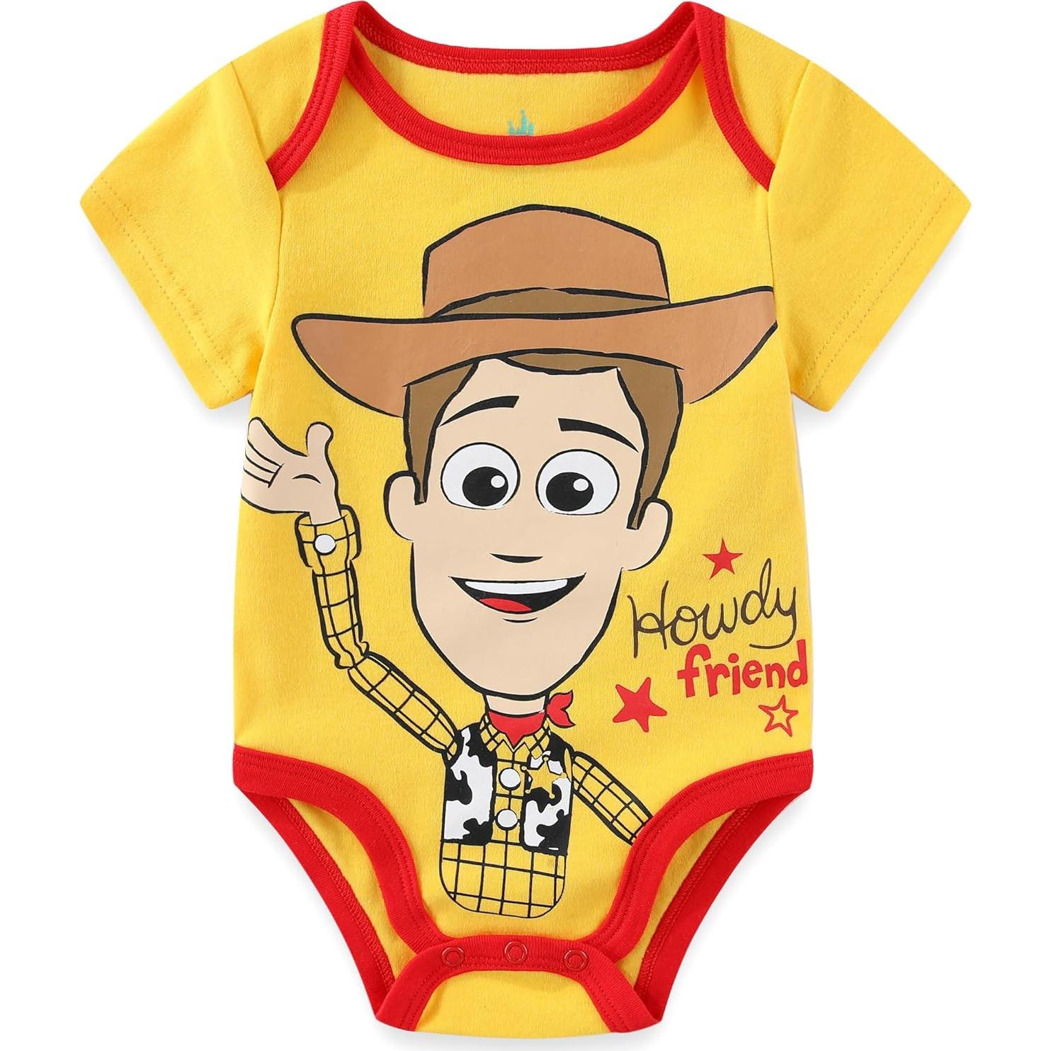 Paquete de 3 Bodysuits Disney Toy Story Bebé 0-3 Meses