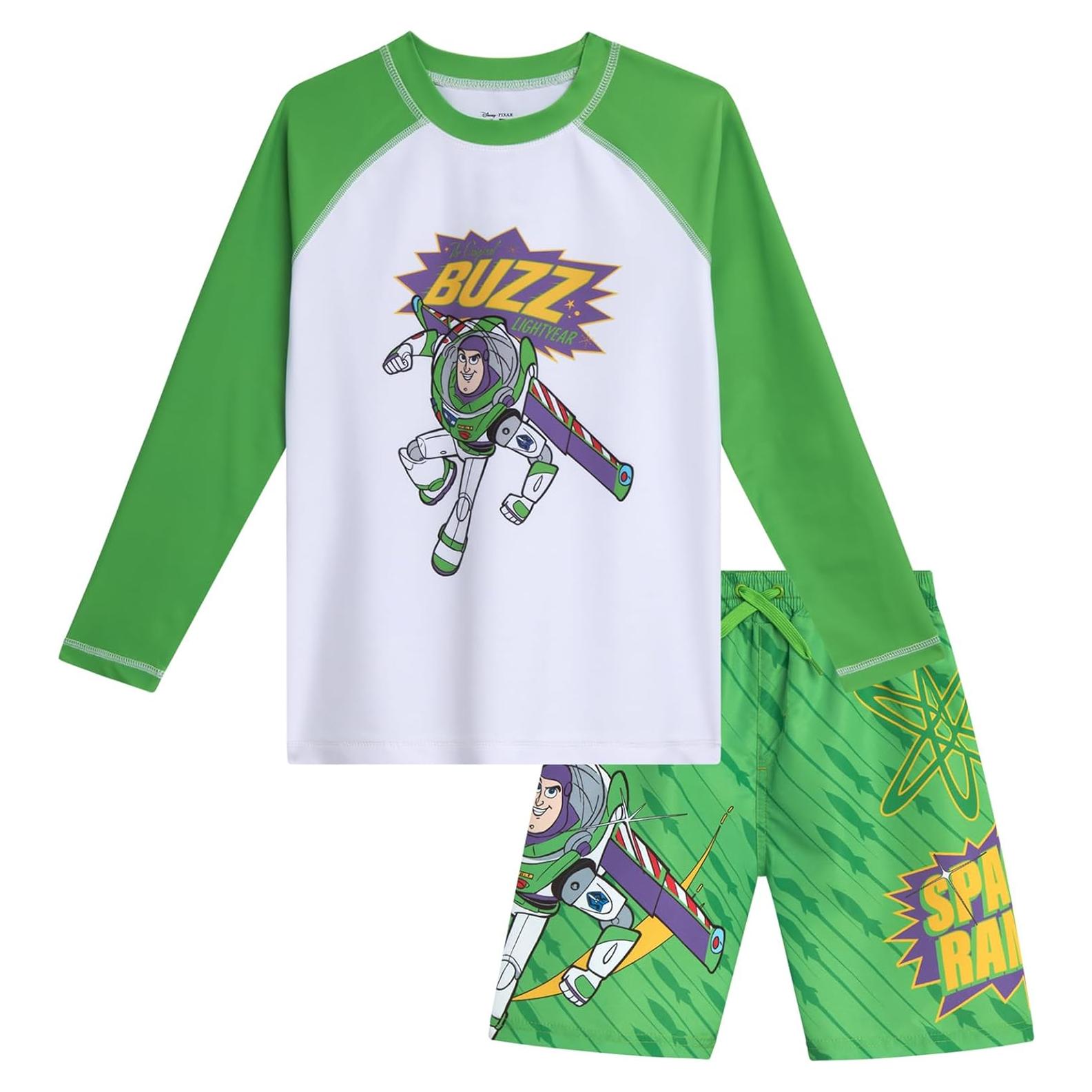 Conjunto de Rash Guard Disney Niños 2 Piezas UPF 50+