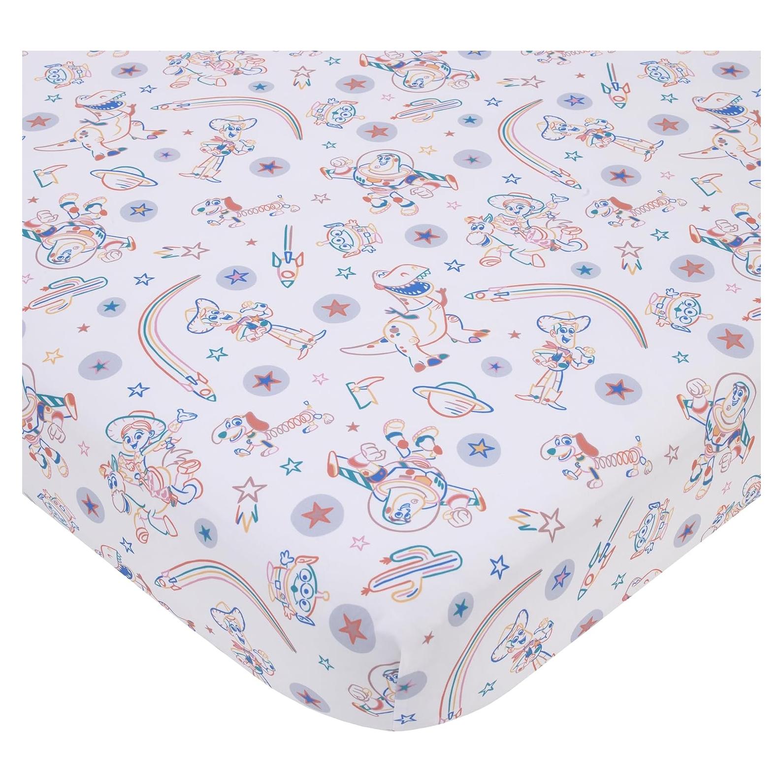 Sábana Ajustable Cuna NoJo Toy Story Woody Buzz 71x132 cm