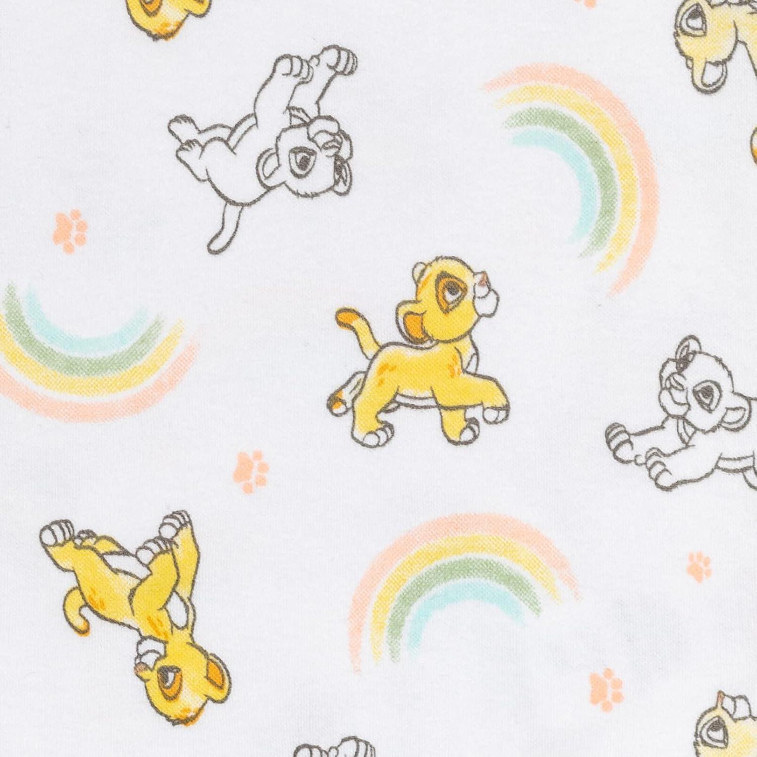 Paquete de 5 Bodies Disney para Bebés Niñas 0-3 Meses