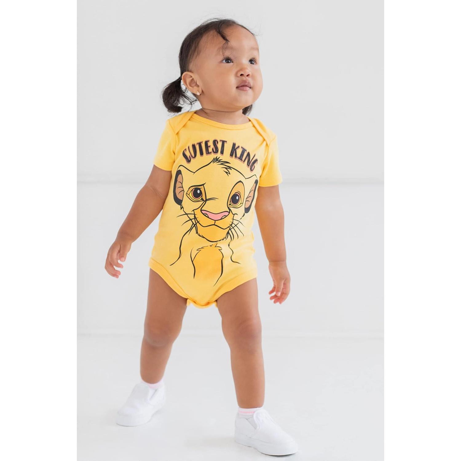 Bodysuit Disney Mickey Mouse 5 Piezas 3-6 Meses
