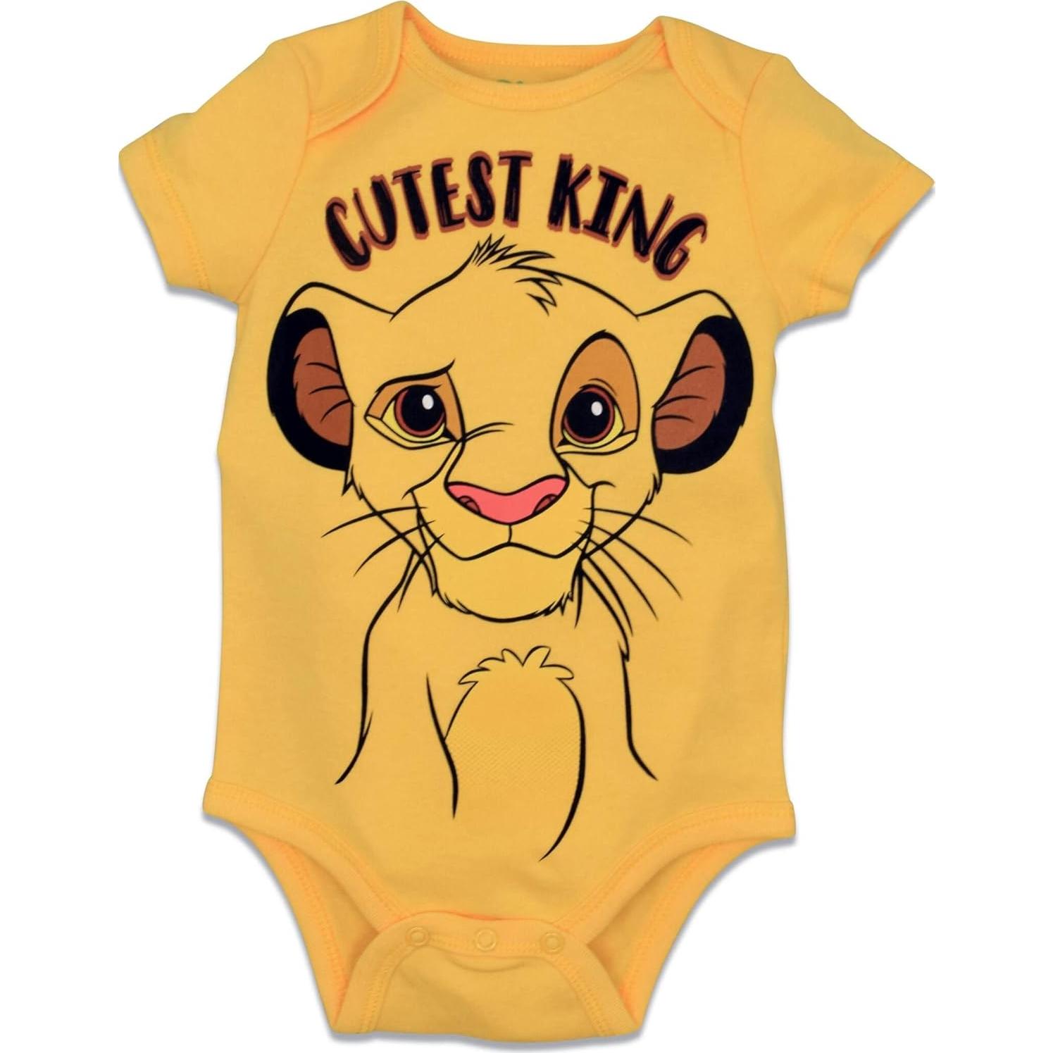 Bodysuit Disney Mickey Mouse 5 Piezas 3-6 Meses