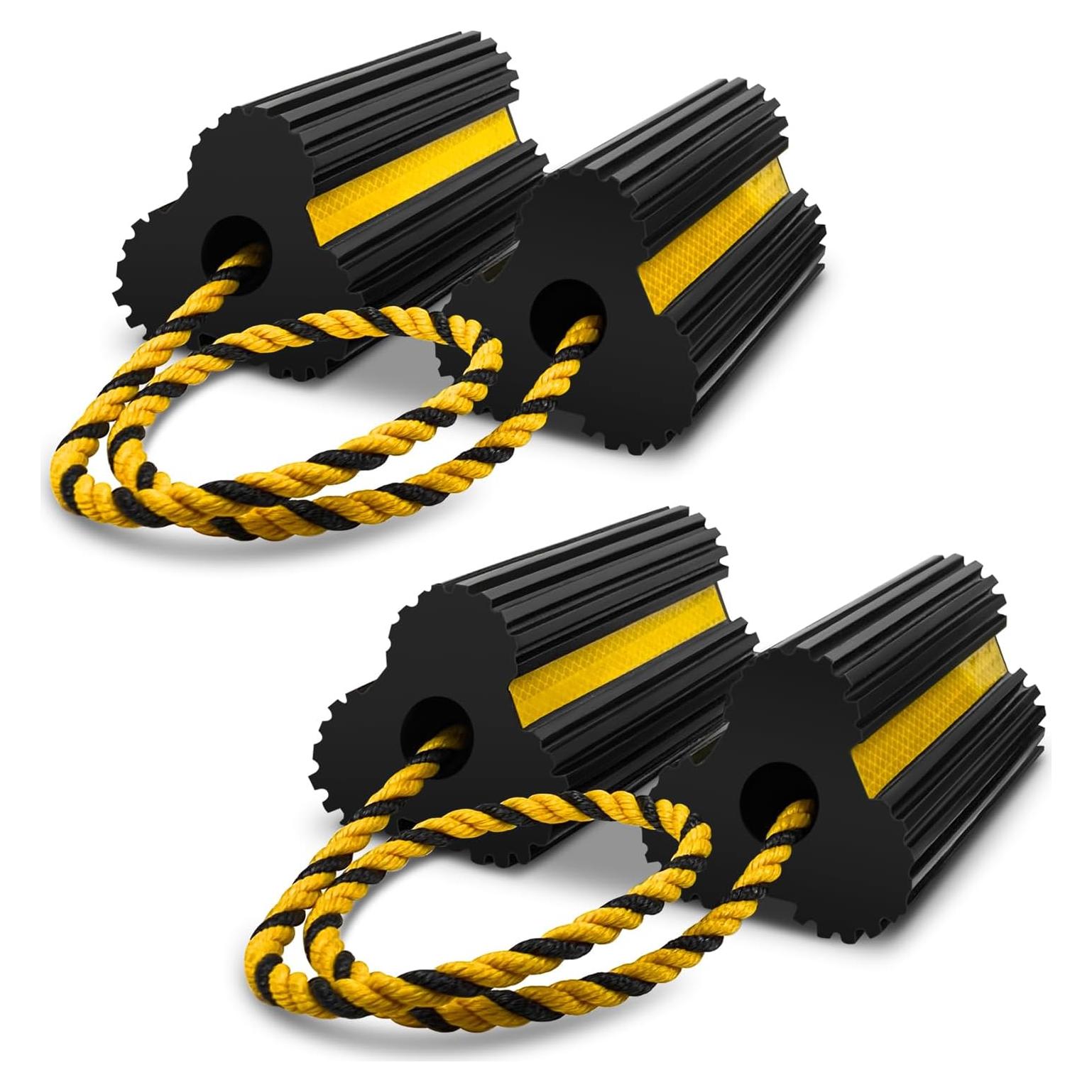 Cuñas de Rueda ROBLOCK 4 Paquetes Antideslizantes 76,2 cm