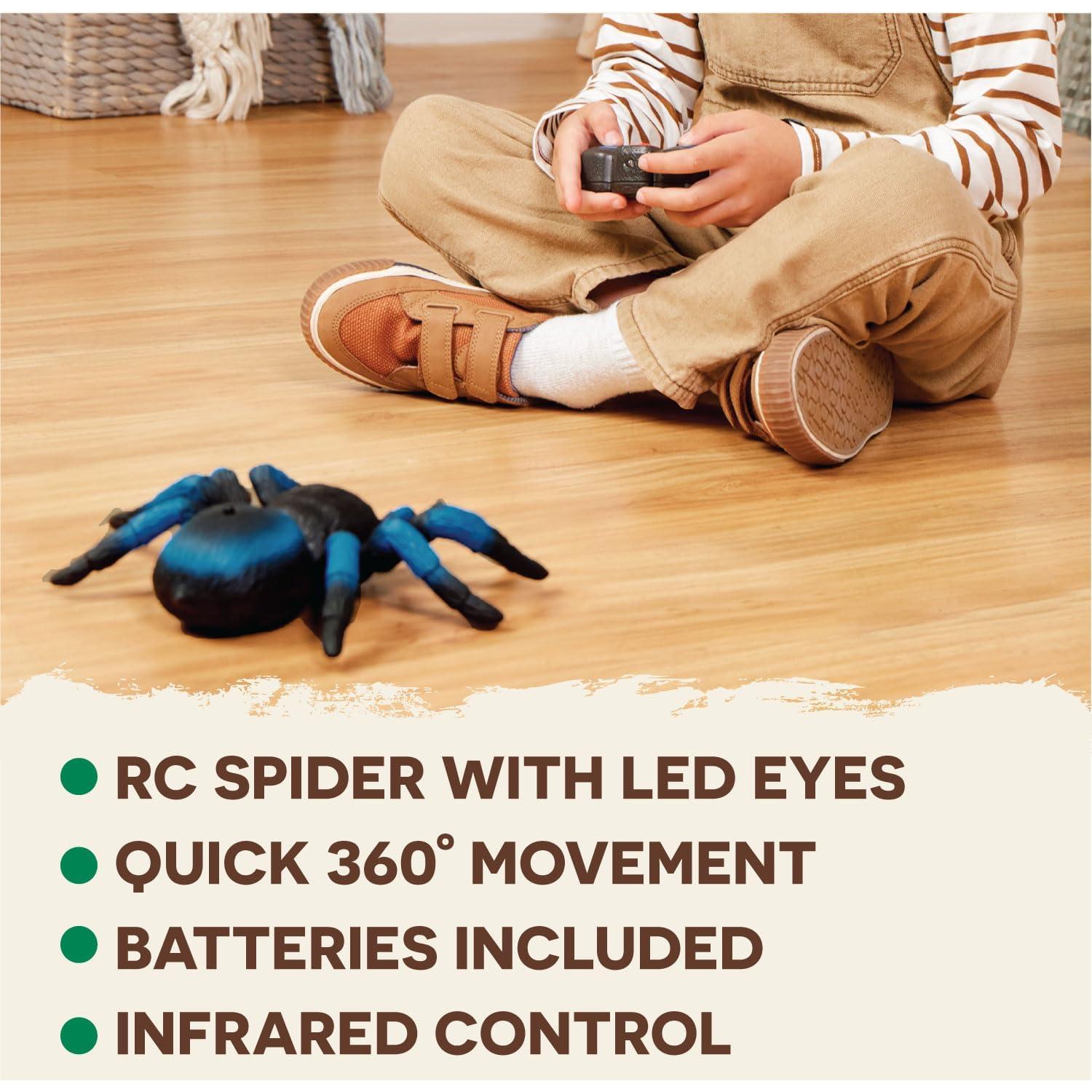 Araña RC Terra by Battat - Control Remoto LED 360° - Juguete