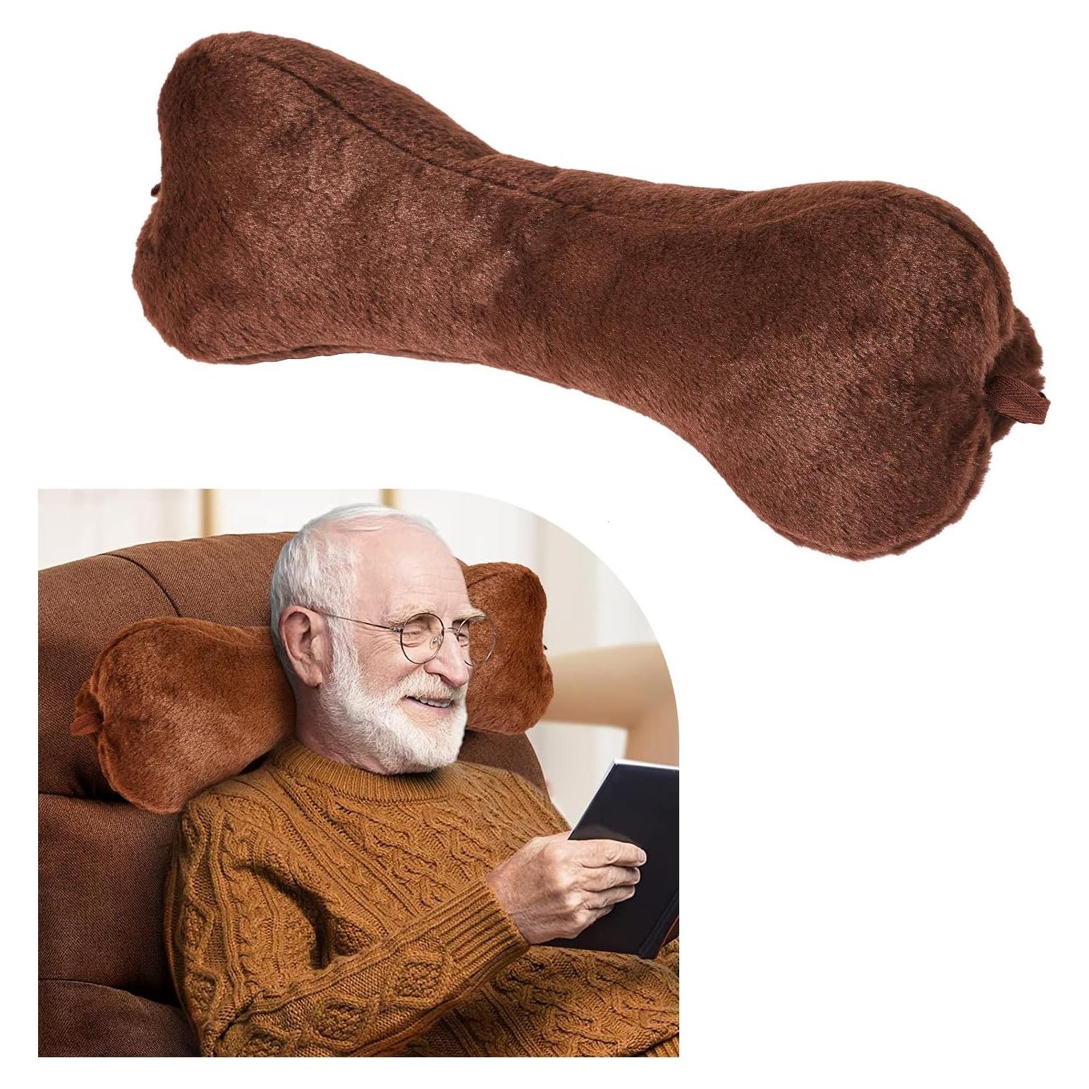 Almohada para Cuello VCOMSOFT Ajustable Marrón 45,72 cm