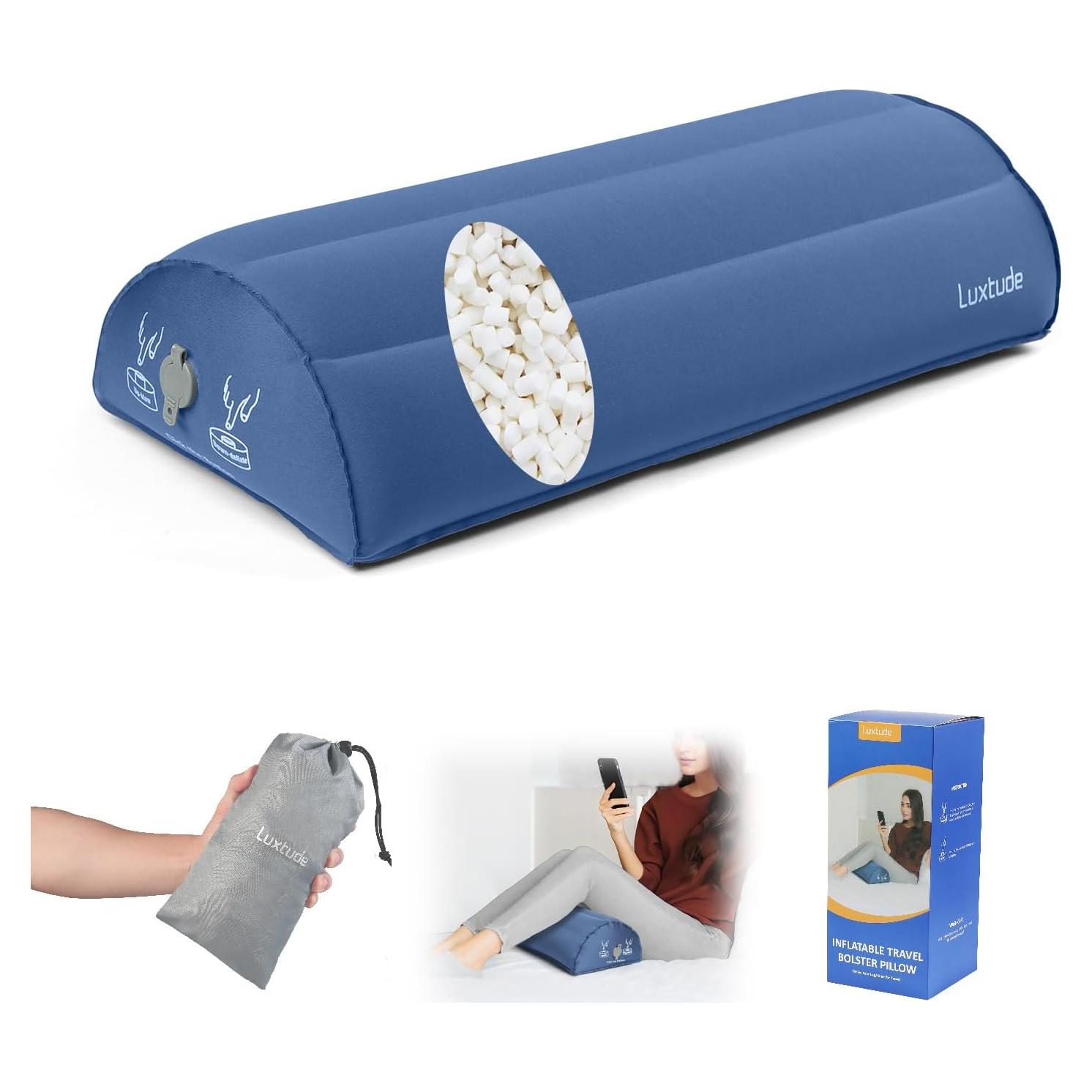 Cojín Inflable Luxtude para Piernas 51x21 cm Soporte Rodilla