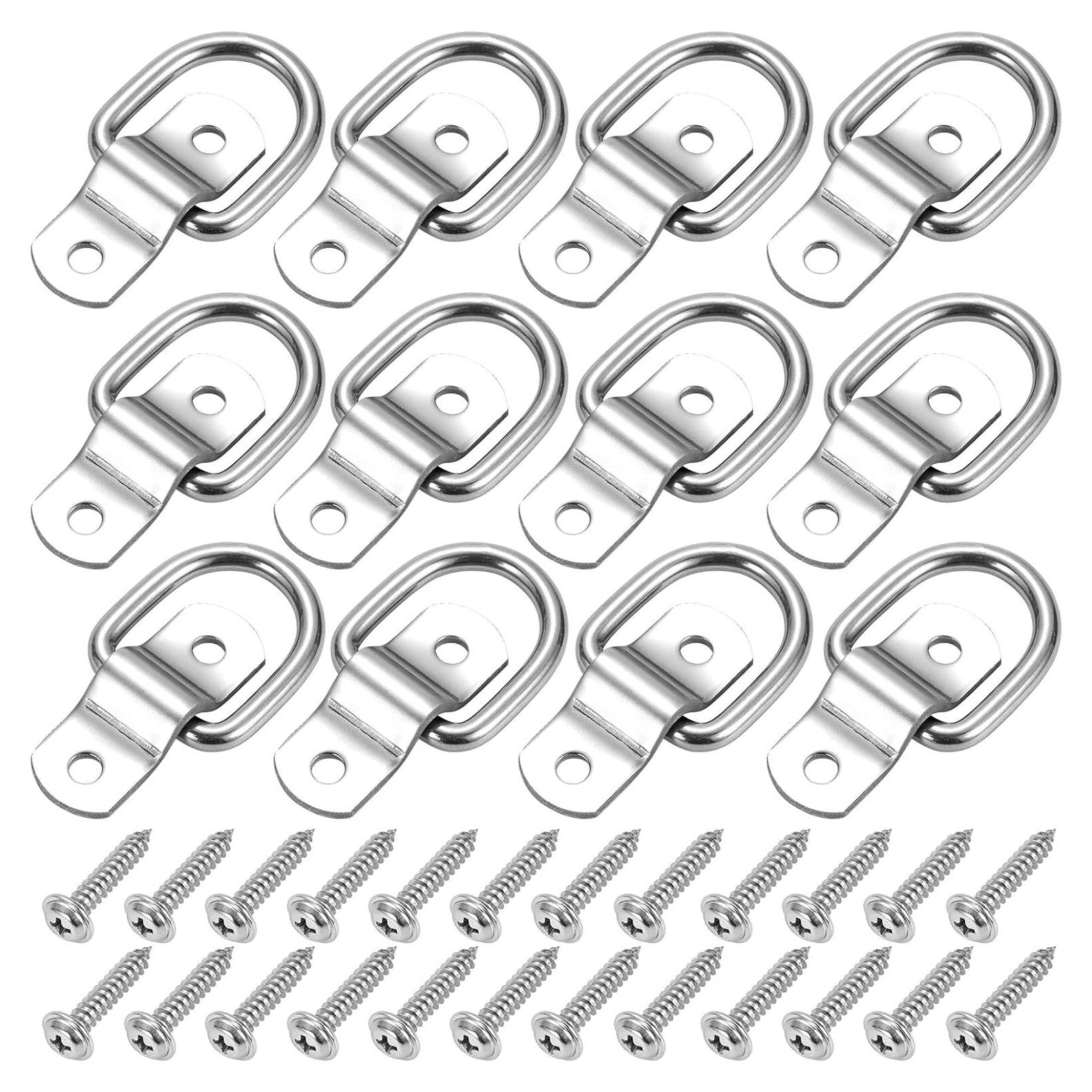 Anclajes de Amarre D-Ring CZC AUTO 12 Unidades Acero Inoxidable