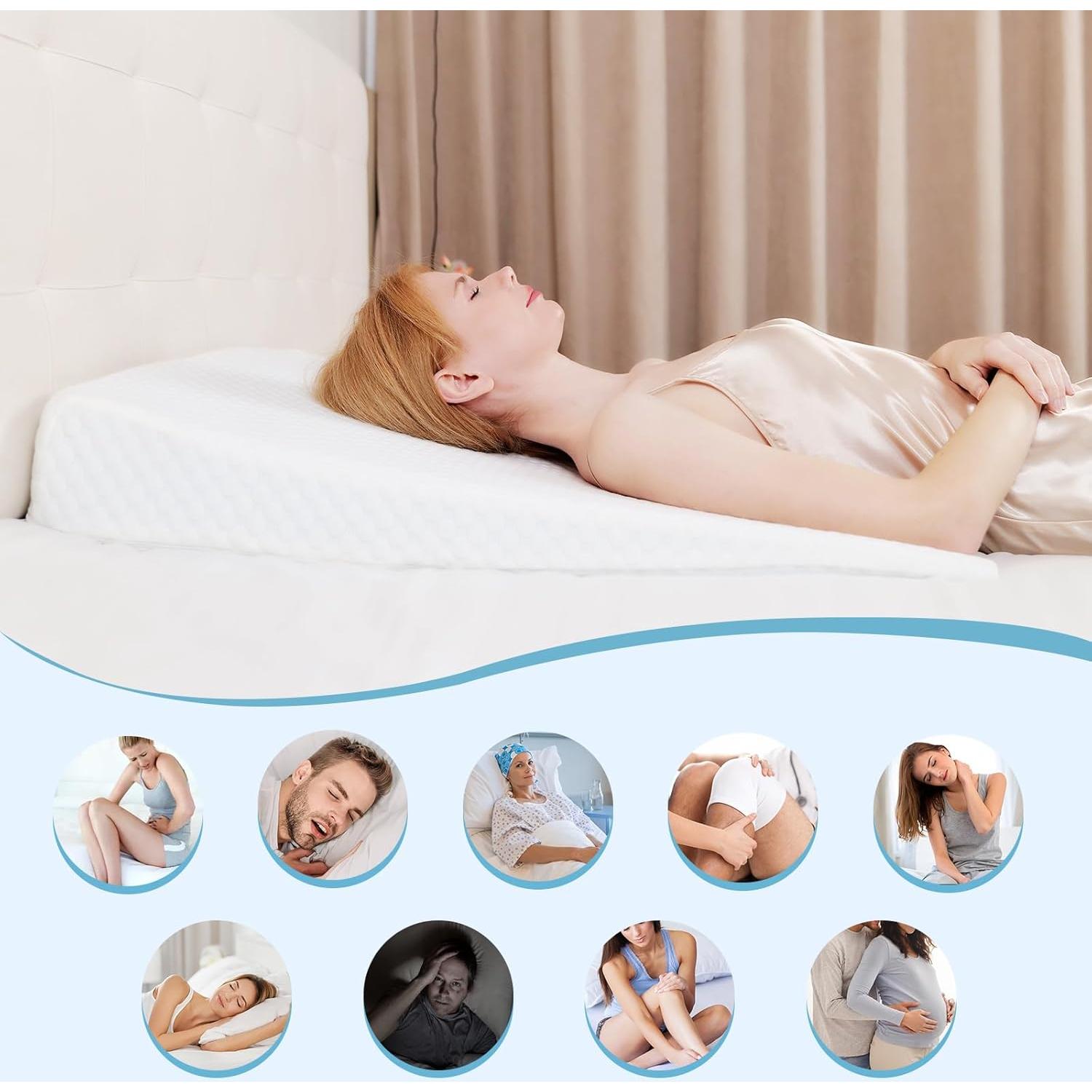 Cojín en cuña VADSBO 12,7 cm gris ergonómico