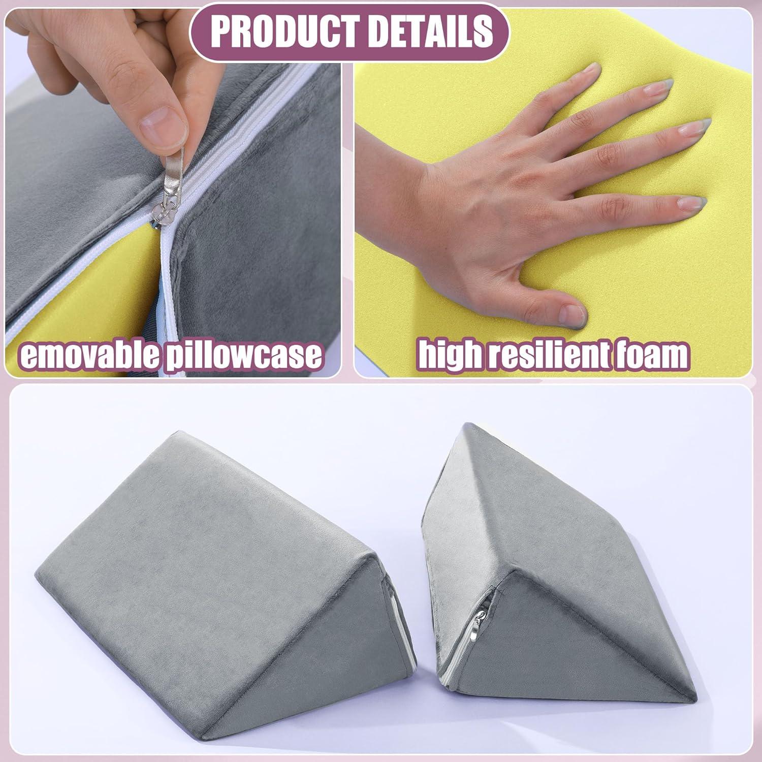 Almohada en Cuña BALAPET 2 Pcs Espuma Premium Gris