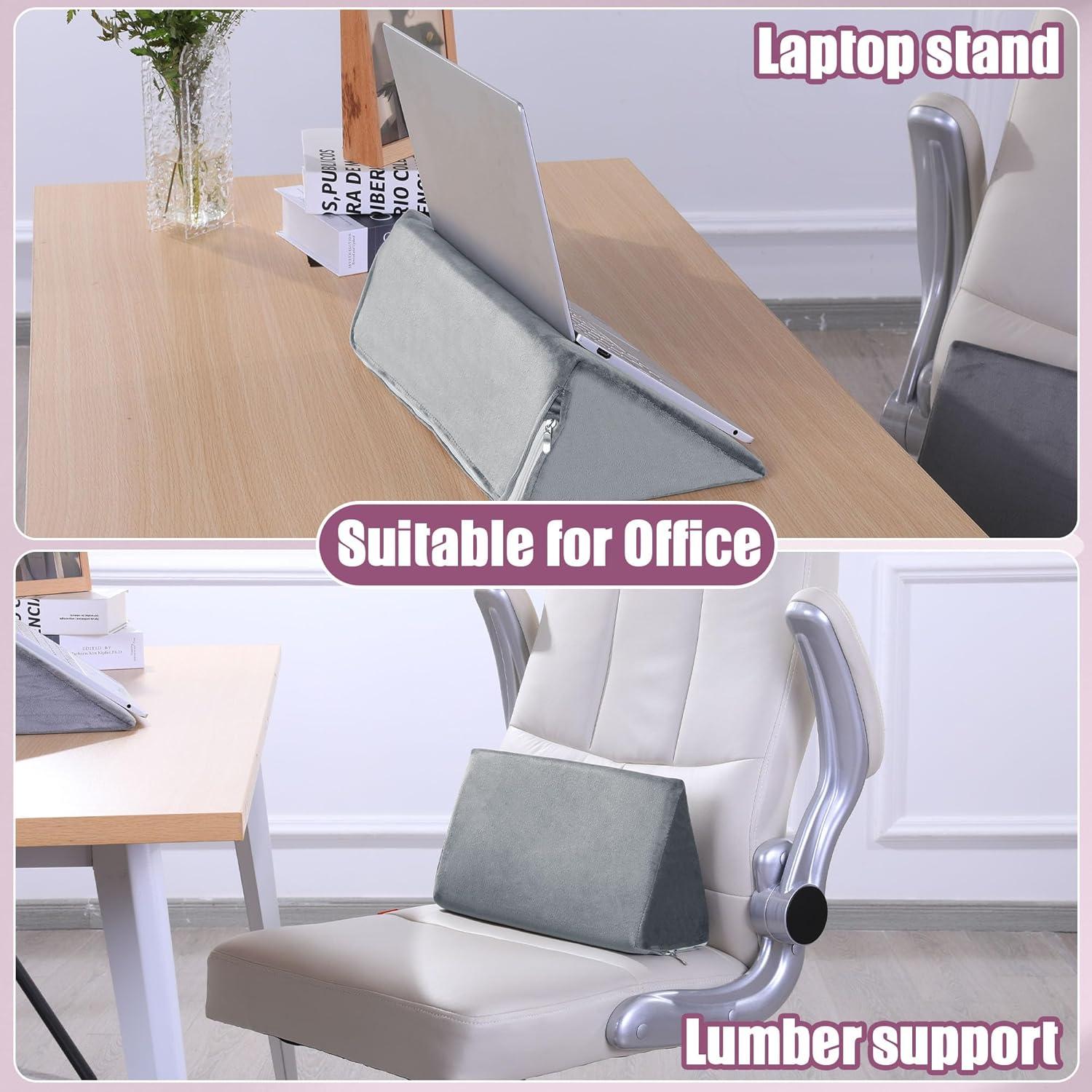 Almohada en Cuña BALAPET 2 Pcs Espuma Premium Gris